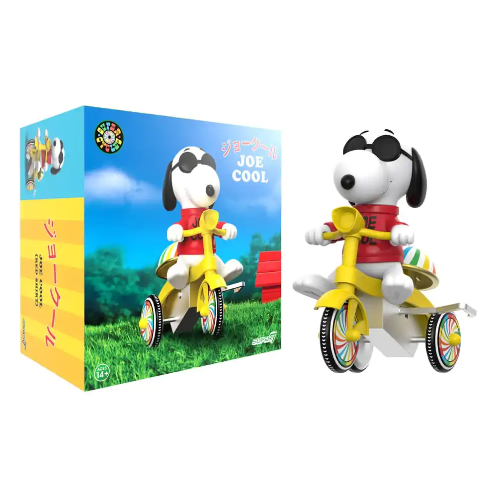 Peanuts Super Cycles Akční figurka Joe Cool (Červená s Žlutou Tříkolkou) 13 cm fotografii produktu