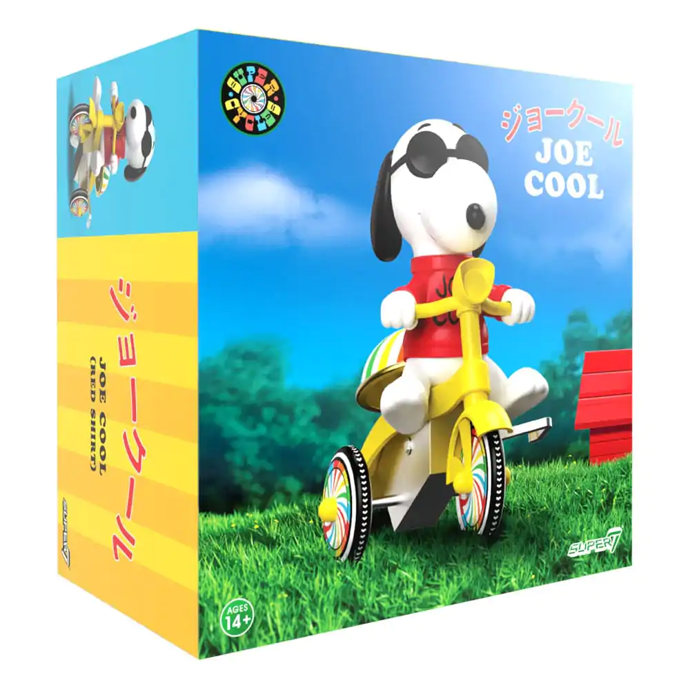 Peanuts Super Cycles Akční figurka Joe Cool (Červená s Žlutou Tříkolkou) 13 cm fotografii produktu
