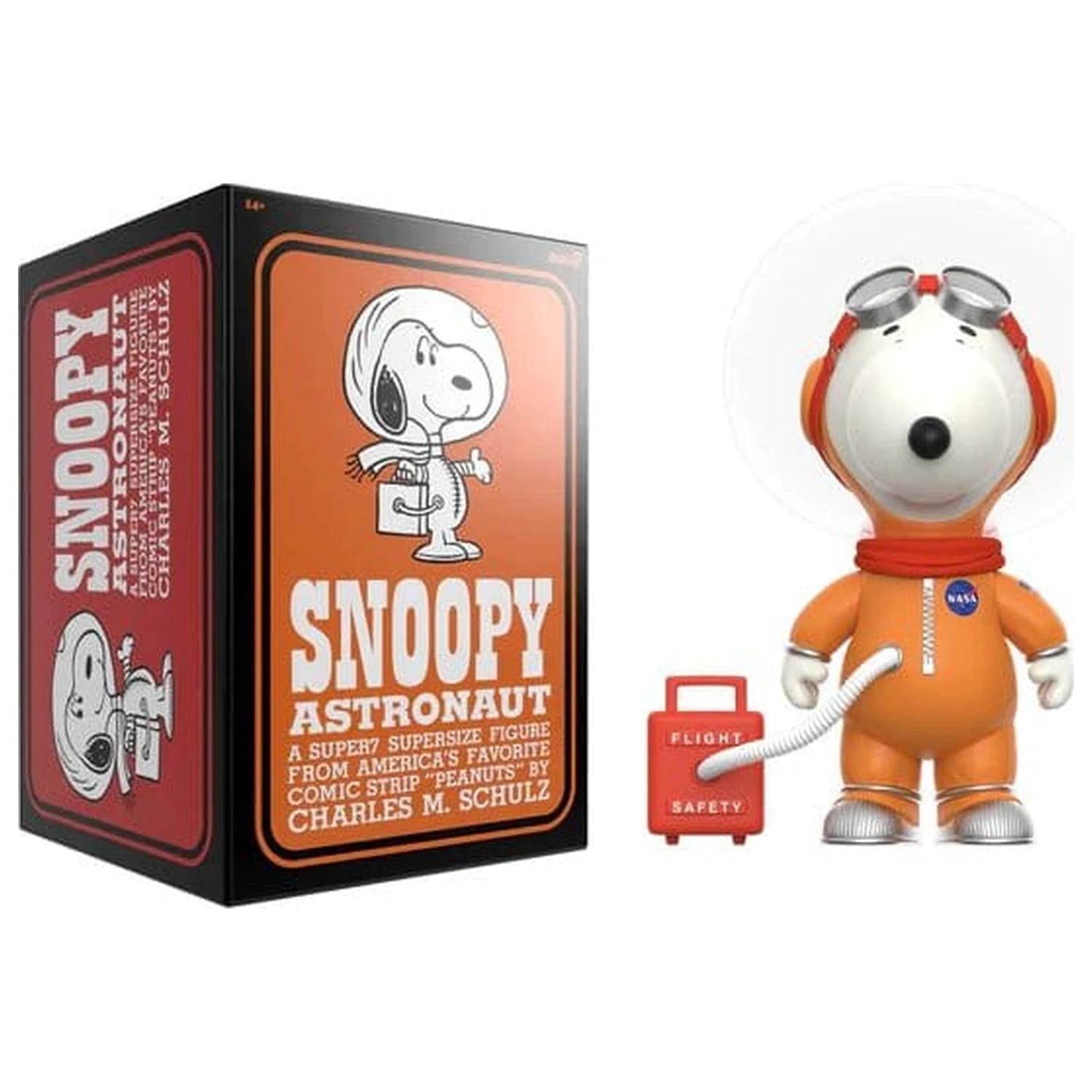 Peanuts Supersize vinylová akční figurka Snoopy Spacesuit Orange 30 cm fotografii produktu