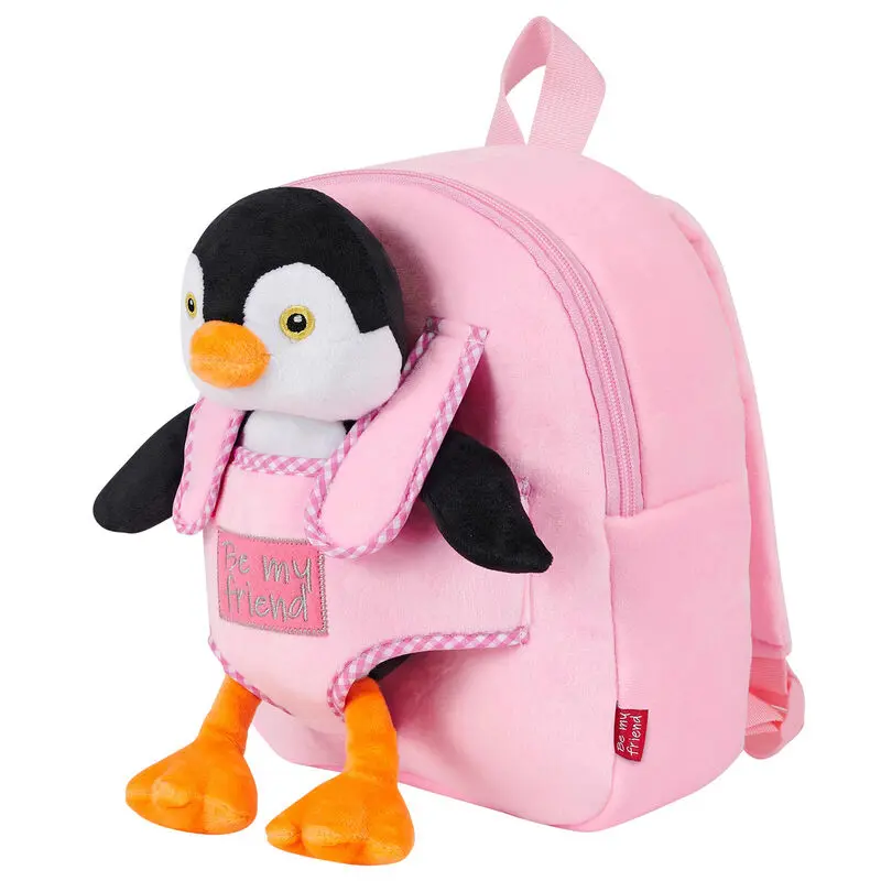 Peggie Penguin oboustranný batoh s plyšovou hračkou 27 cm fotografii produktu