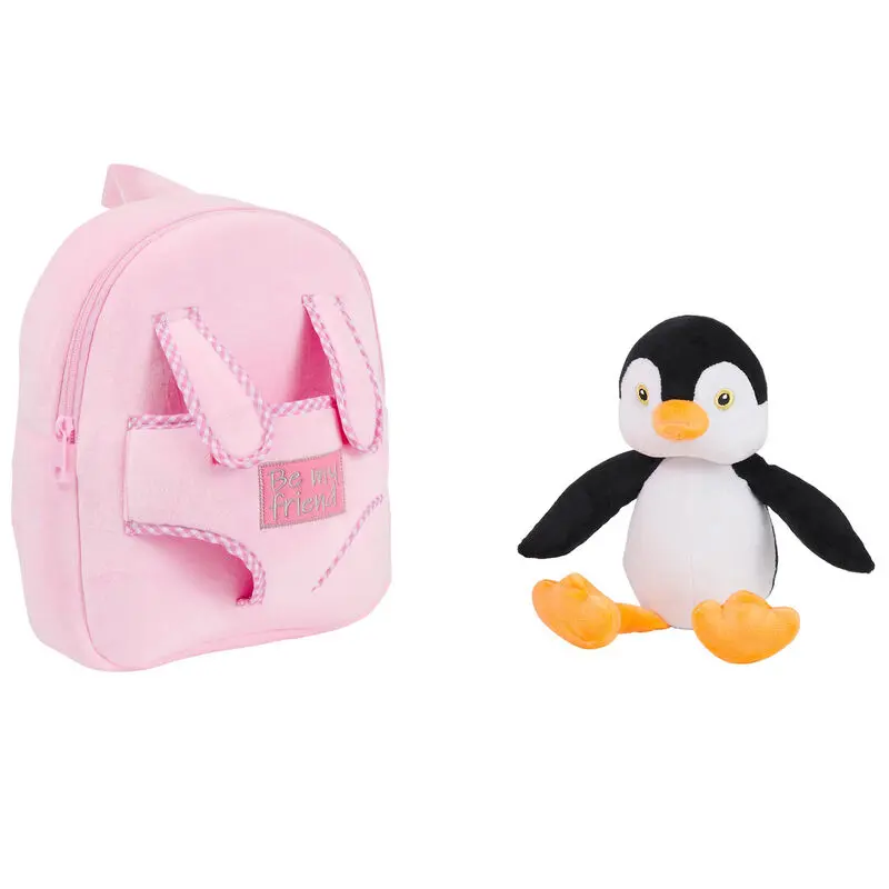 Peggie Penguin oboustranný batoh s plyšovou hračkou 27 cm fotografii produktu