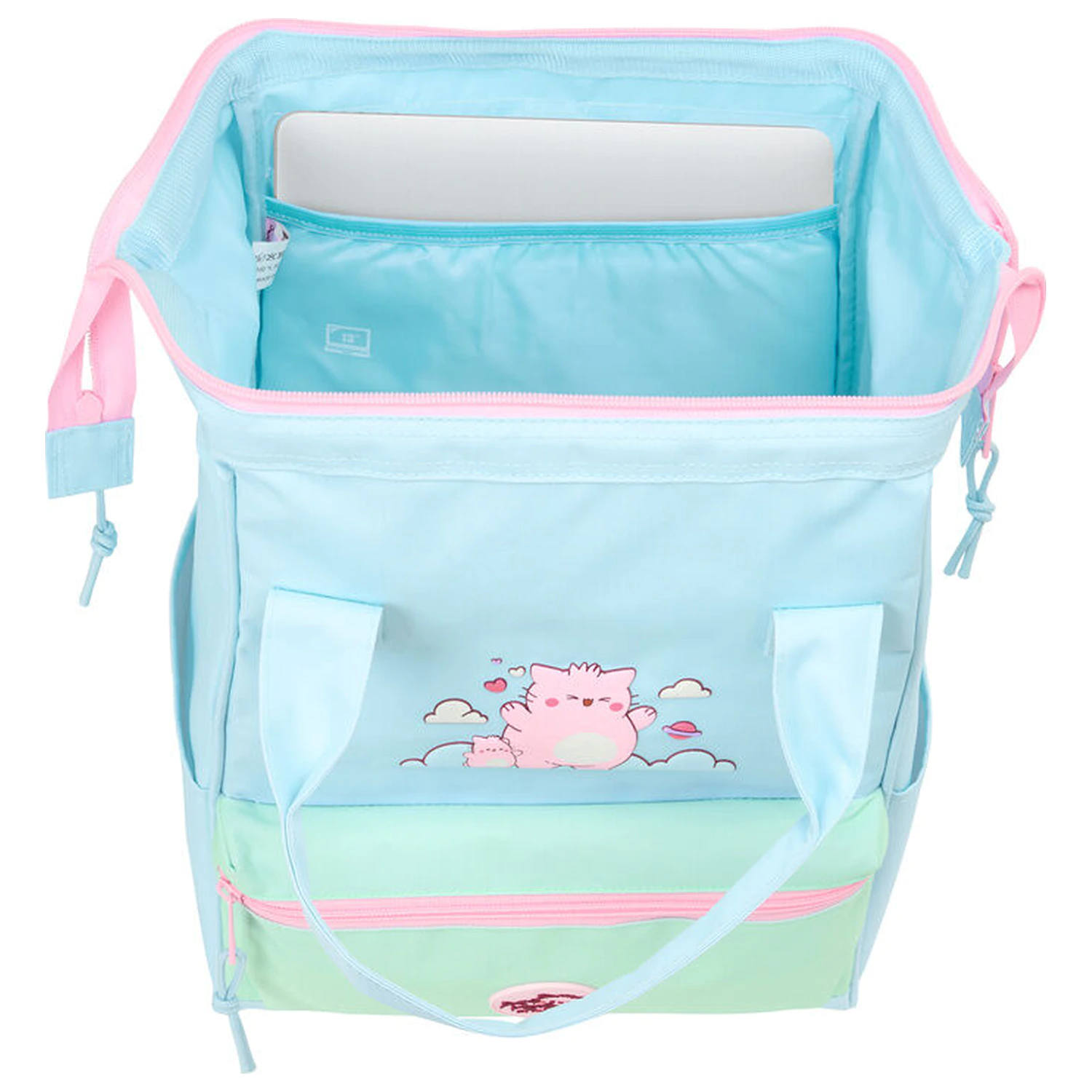 Pembe The Pink Cat batoh s pouzdrem na notebook 40cm fotografii produktu