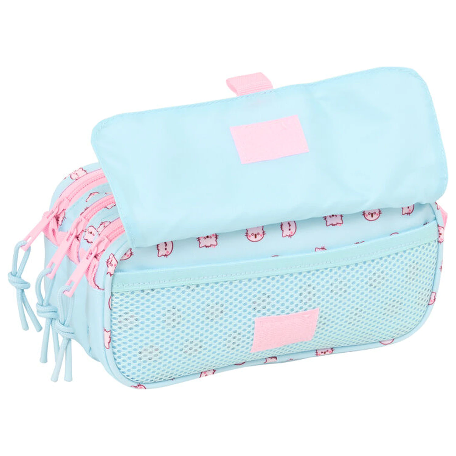 Pembe The Pink Cat trojitý penál fotografii produktu