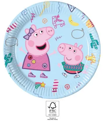 Peppa Pig Messy Play, papírové talíře Peppa Pig 8 ks 23 cm FSC fotografii produktu