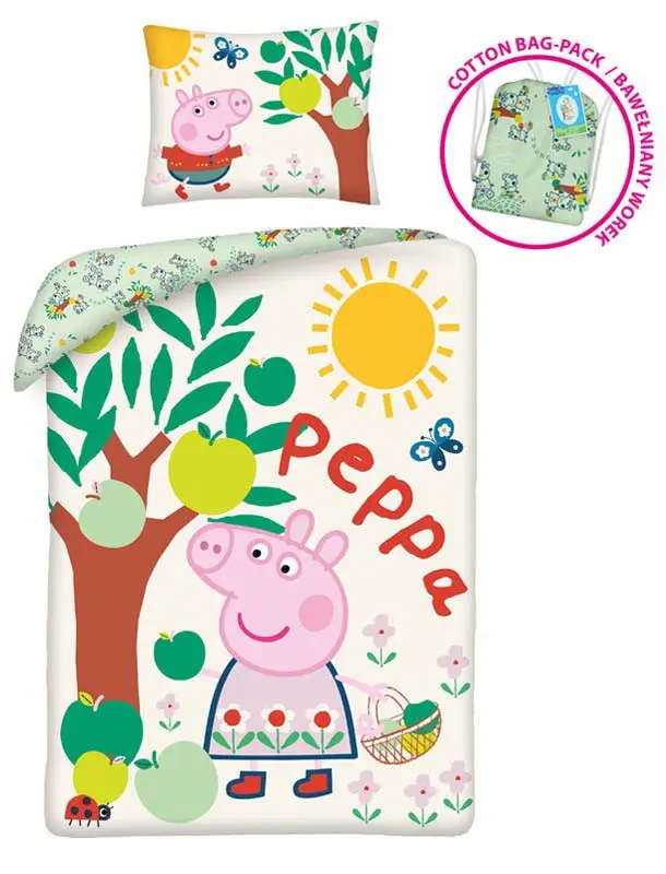 Peppa Pig Povlak na peřinu 140x200cm, 70x90cm fotografii produktu
