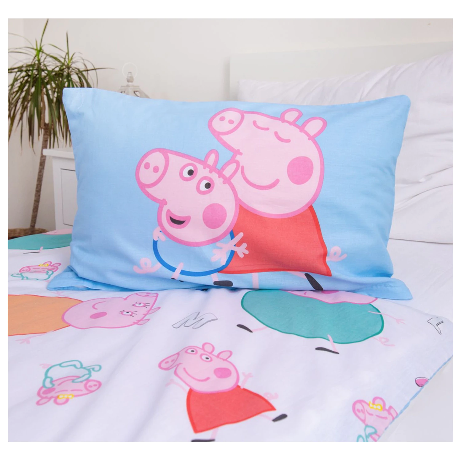 Peppa Pig Big Pig Family dětské, předškolní povlak na peřinu fotografii produktu