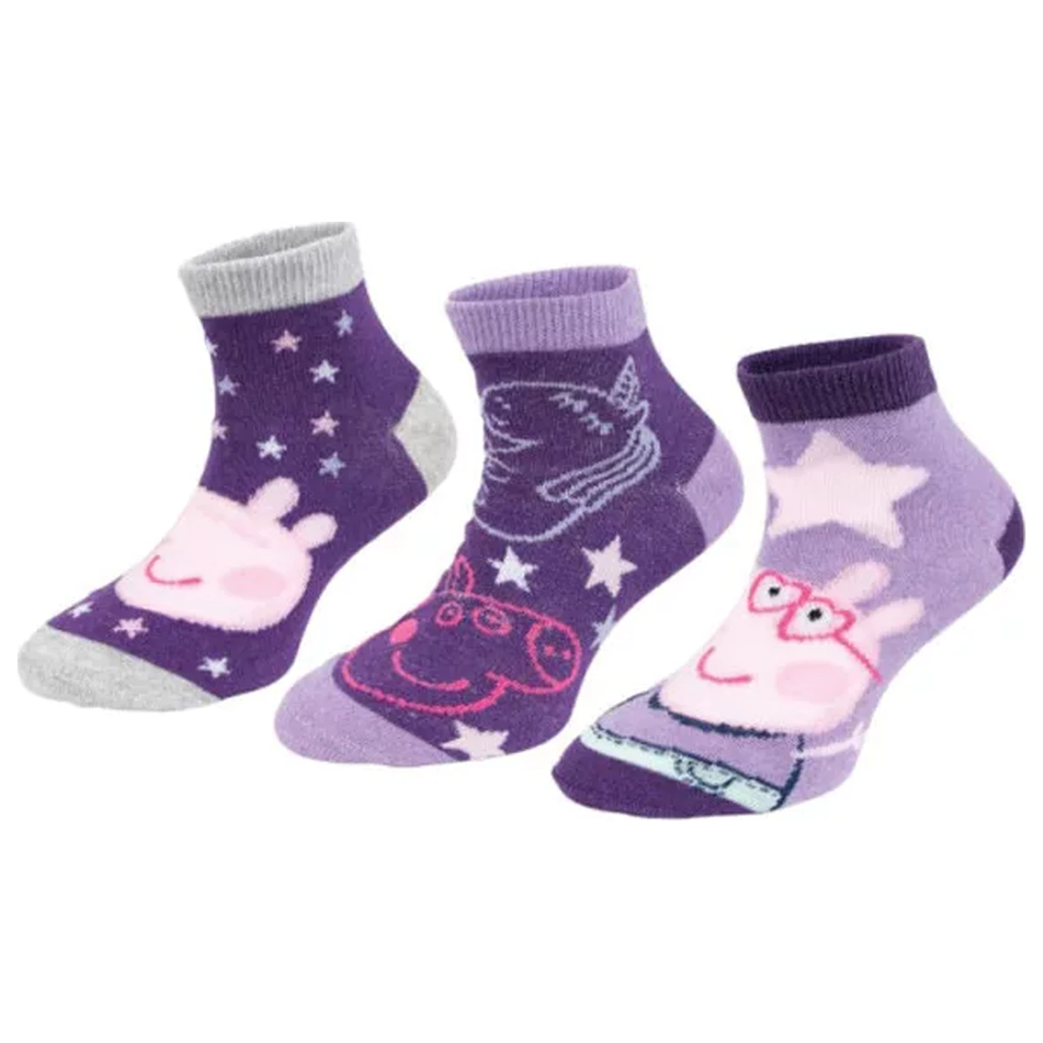 Peppa Pig Dream Purple dětské tajné ponožky 31/34 fotografii produktu