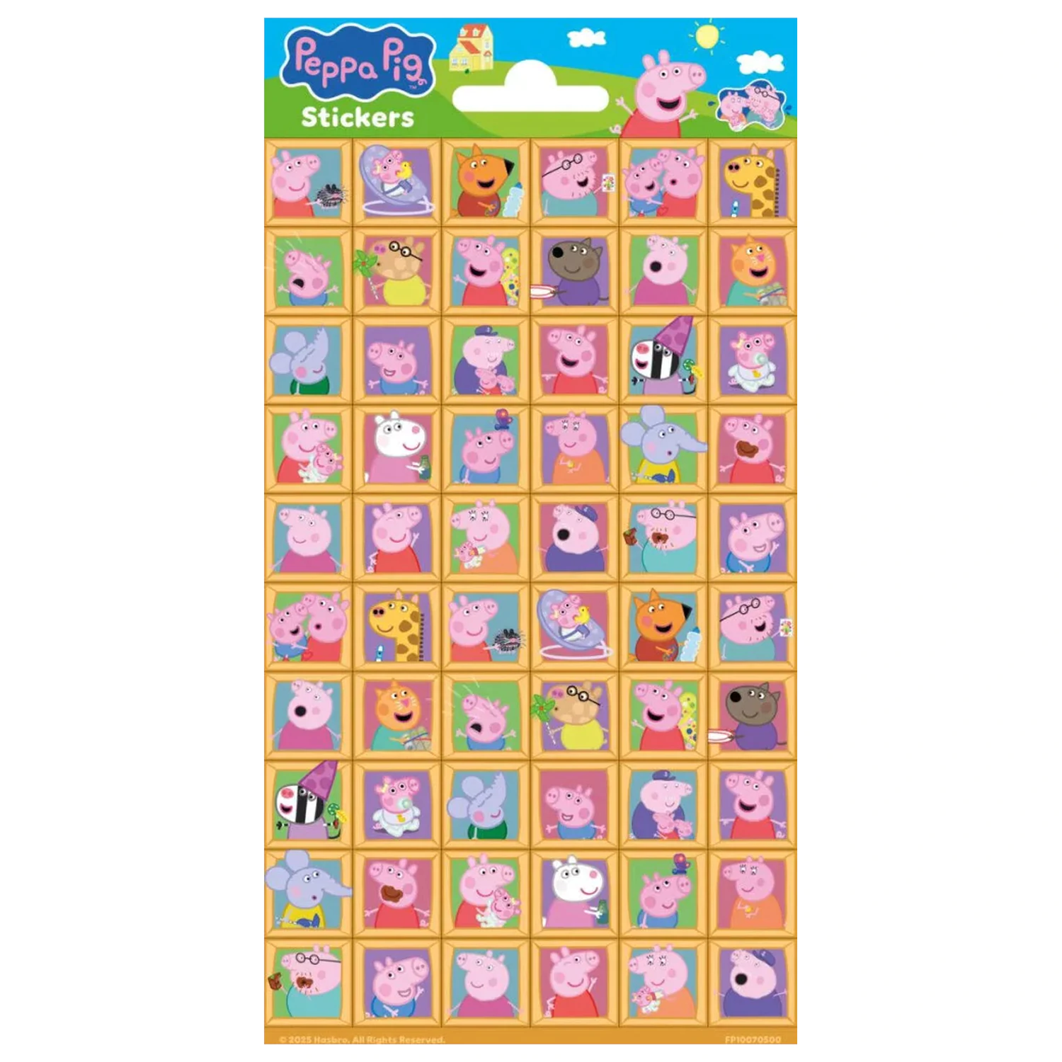 Peppa Pig Family Time nálepka fotografii produktu