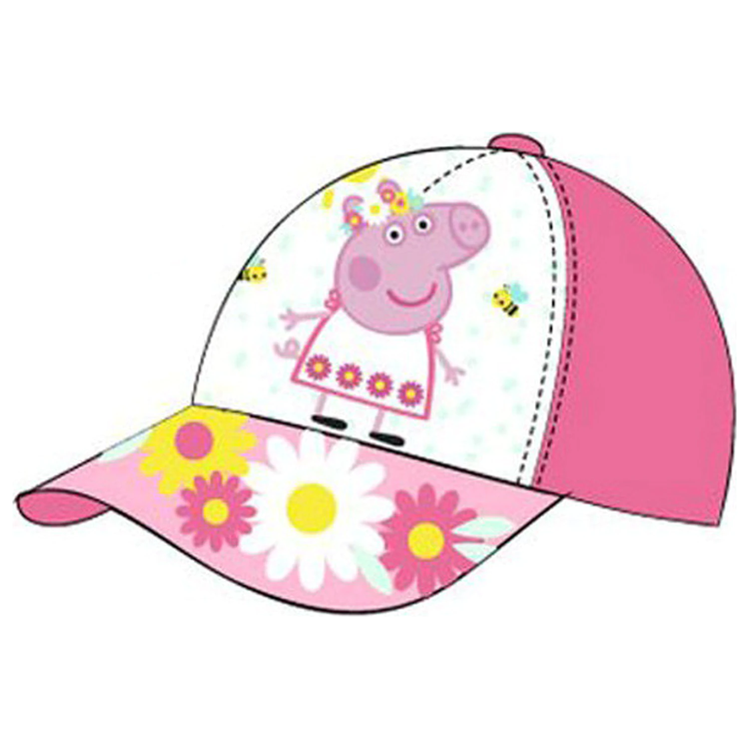 Peppa Pig Flower Pink dětská baseballová čepice 52 cm fotografii produktu