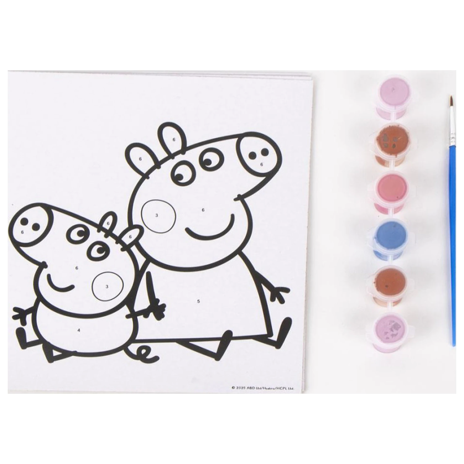 Peppa Pig zábavná číslovaná sada omalovánek fotografii produktu