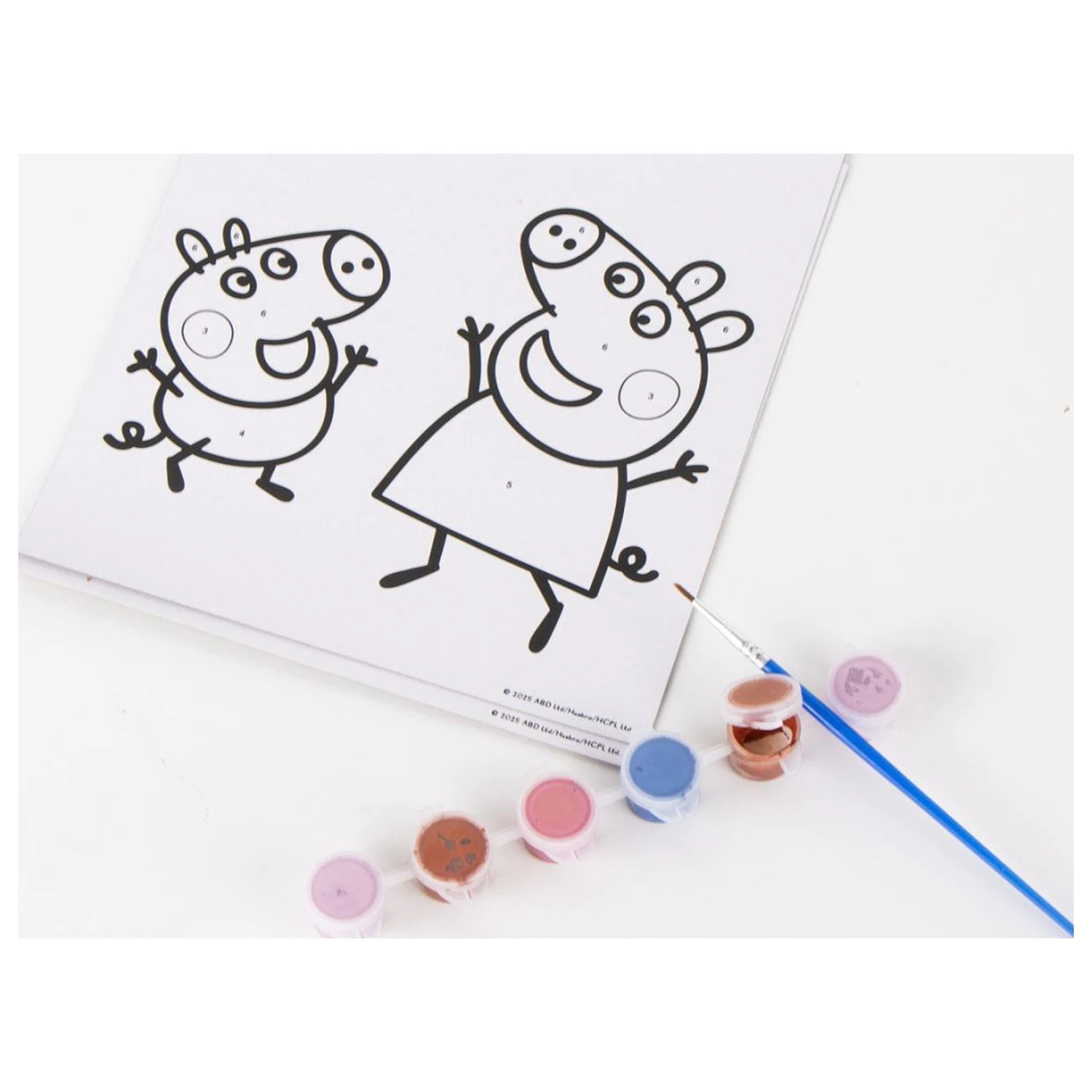 Peppa Pig zábavná číslovaná sada omalovánek fotografii produktu