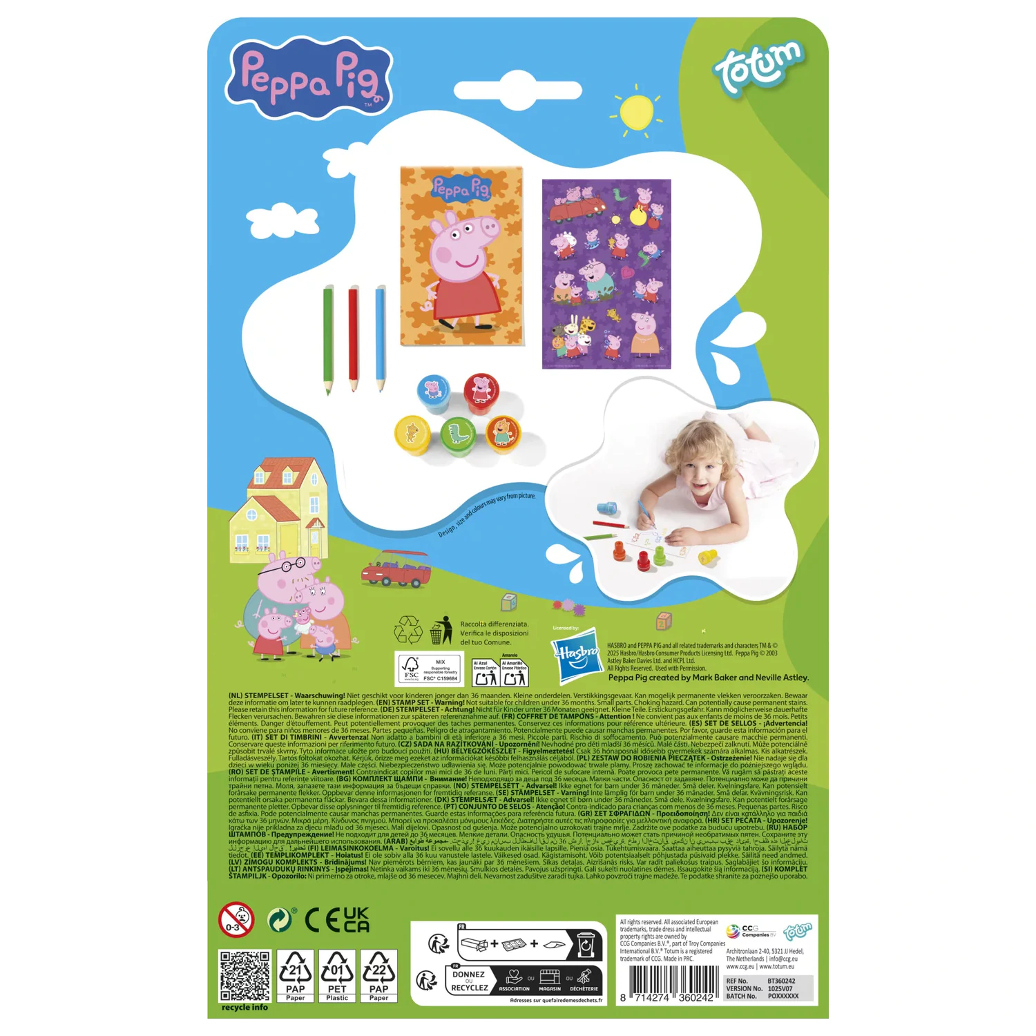 Peppa Pig Happiness Stamper kreativní sada  fotografii produktu