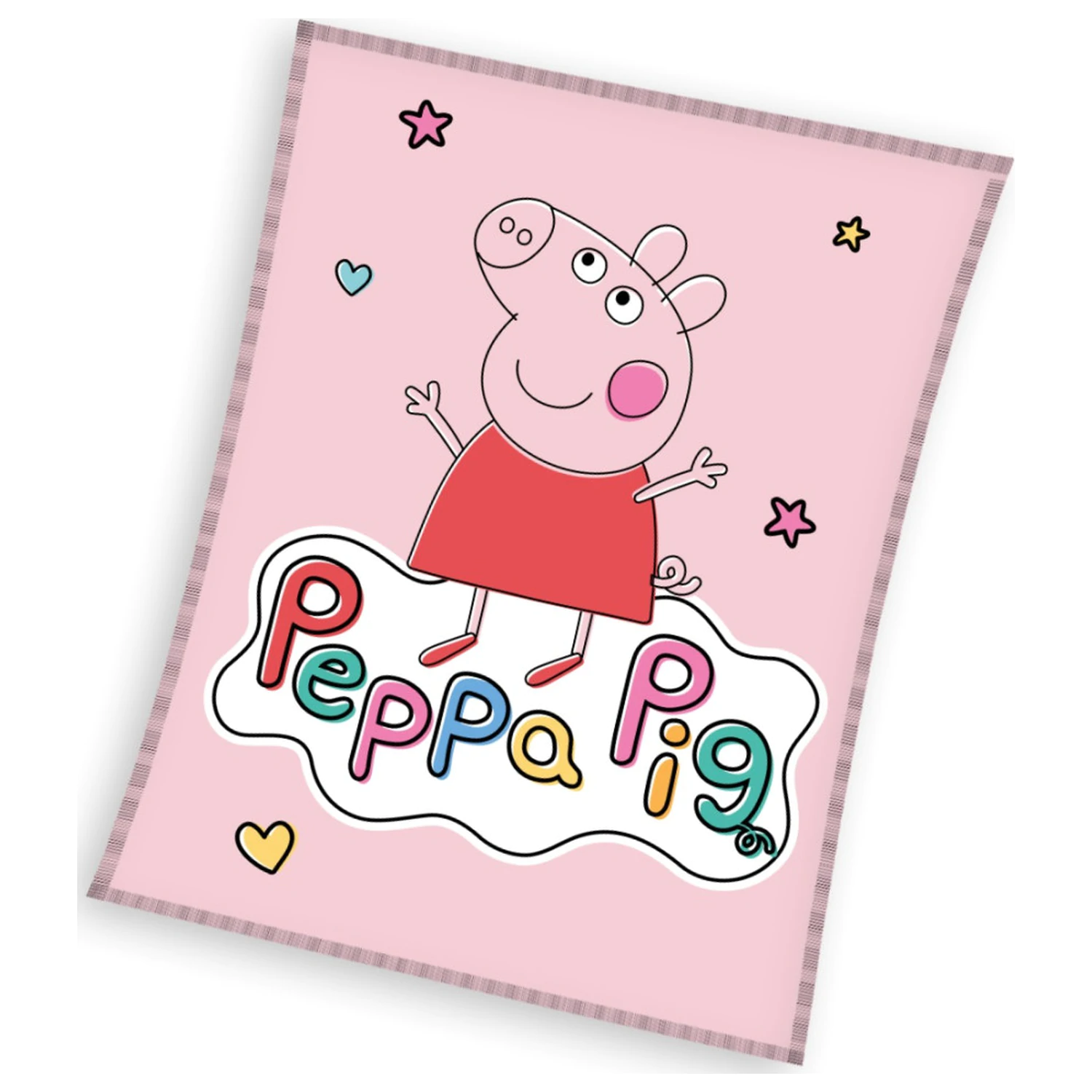 Peppa Pig Happy fleecová deka fotografii produktu