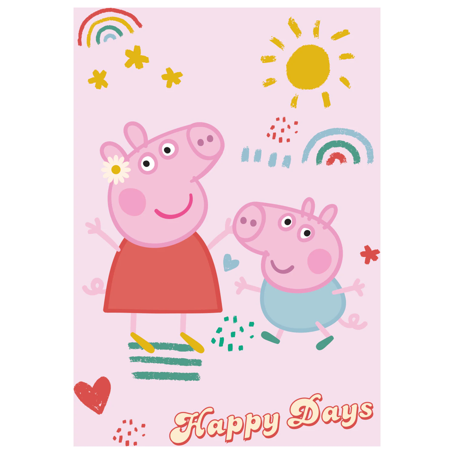 Peppa Pig Happy Days Fleecová deka fotografii produktu