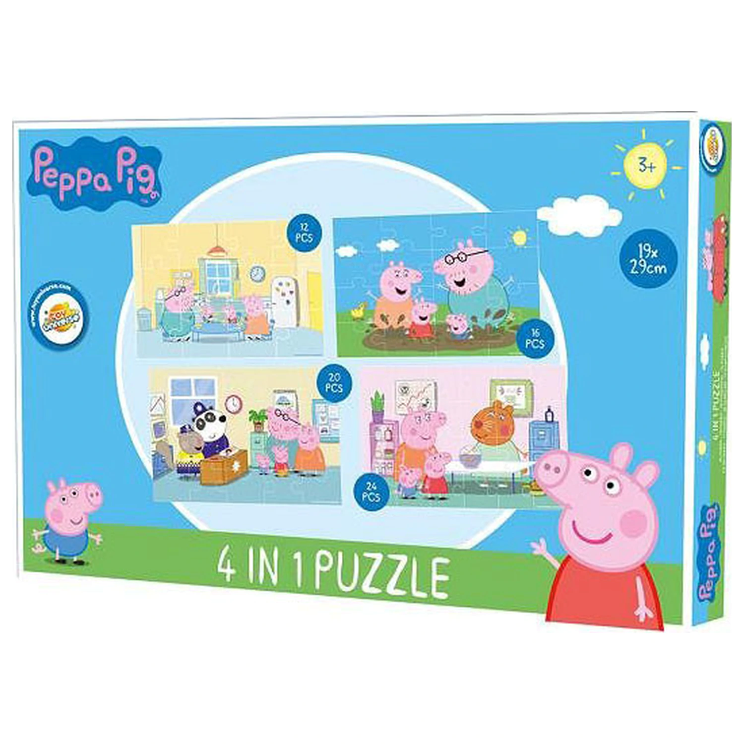 Peppa Pig Domácí puzzle 4 v 1 fotografii produktu