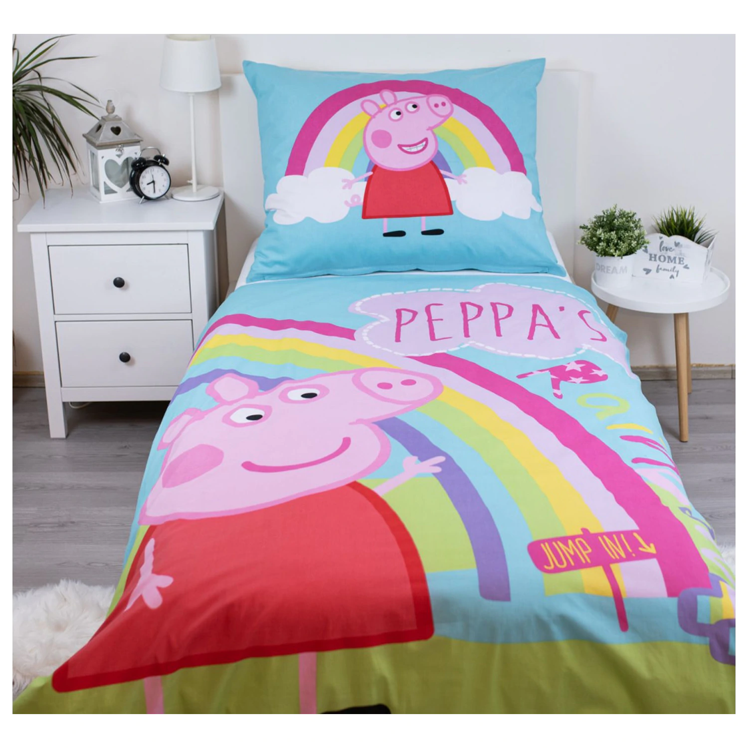 Peppa Pig Jump In povlak na přikrývku fotografii produktu