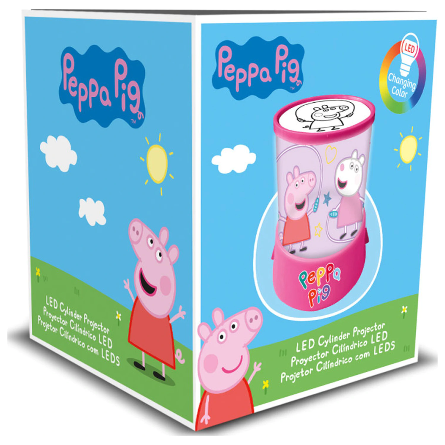 Peppa Pig švihadlo 2v1 projektor, lampa, noční světlo fotografii produktu