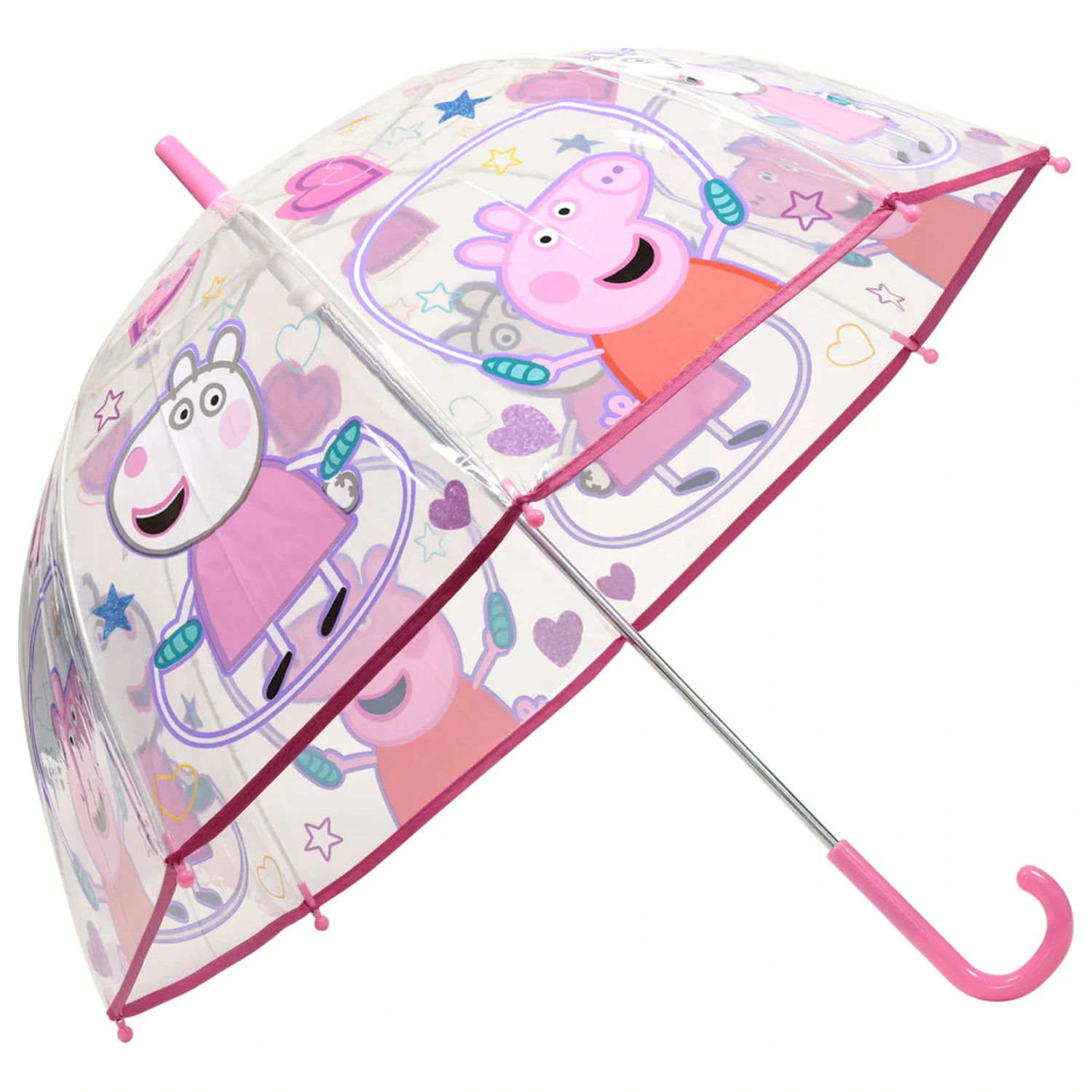 Peppa Pig Jump Rope Dětský Transparentní Deštník Ø70 cm fotografii produktu