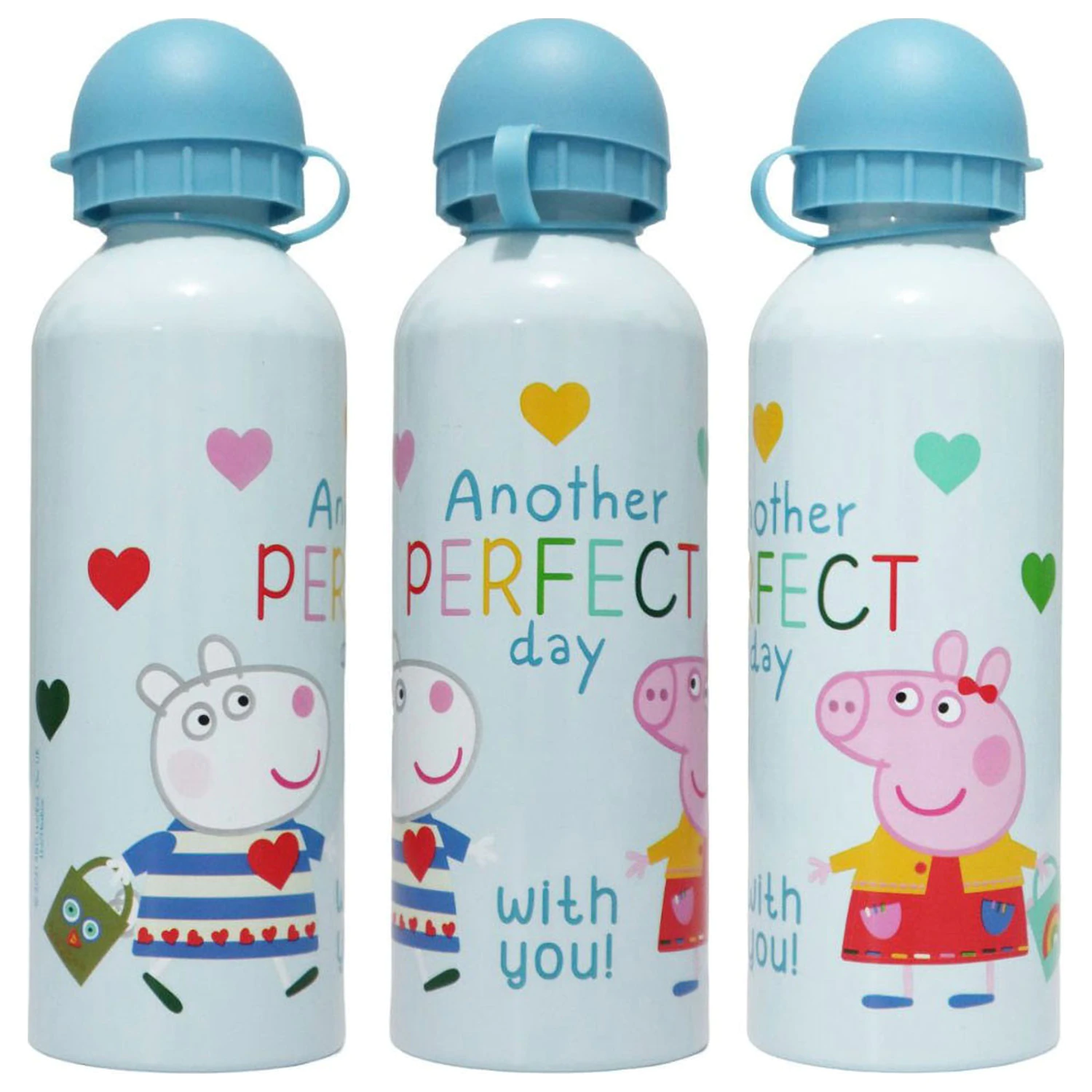 Peppa Pig Perfect Day hliníková láhev na vodu s pítkem 500 ml fotografii produktu