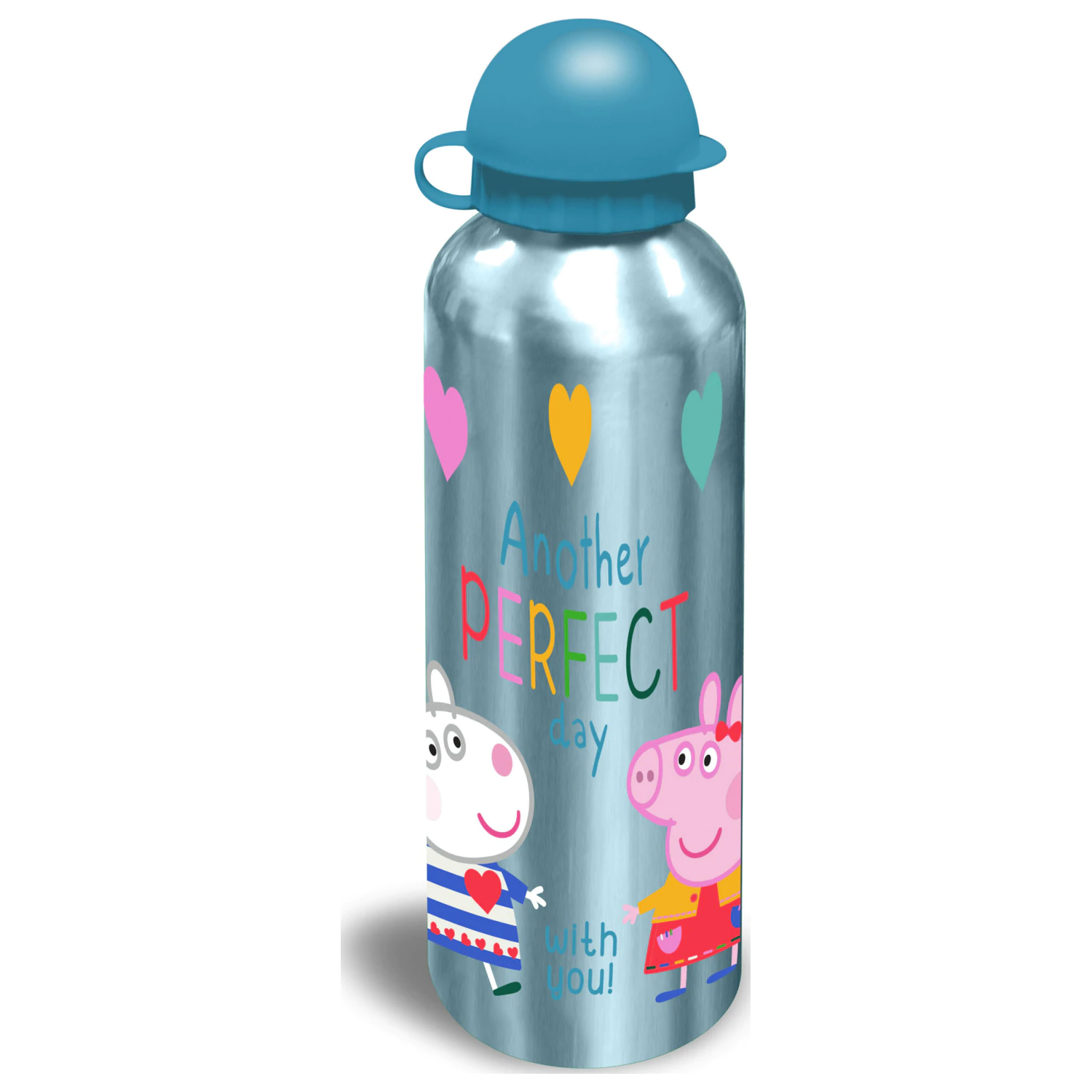Peppa Pig Perfect Day hliníková láhev na vodu s pítkem 500 ml fotografii produktu