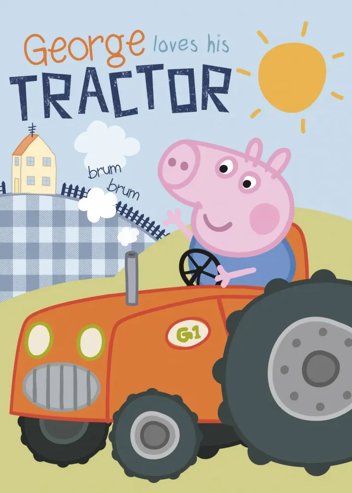 Peppa Pig flísová deka 100*140 cm fotografii produktu