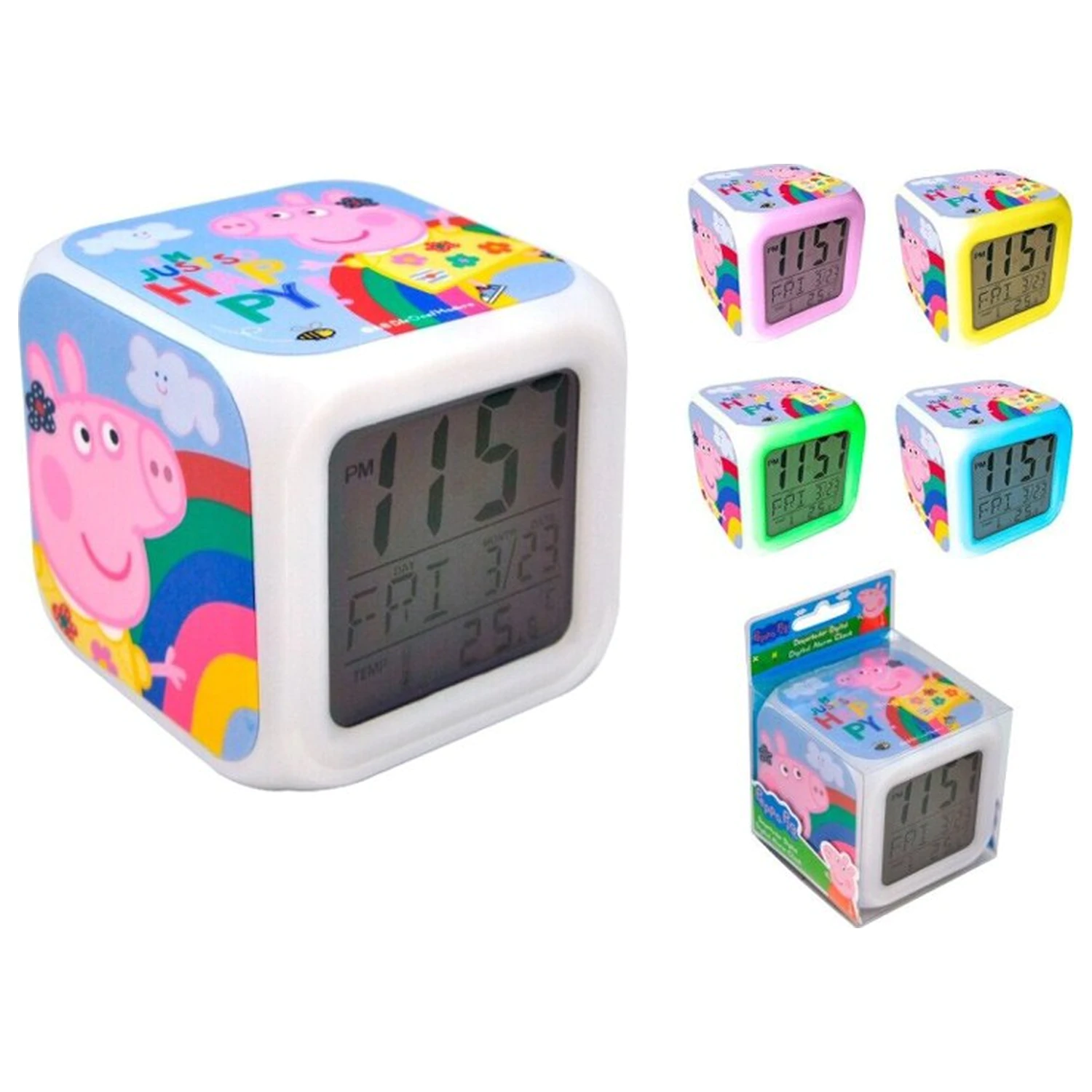 Peppa Pig Duhový Digitální Budík fotografii produktu