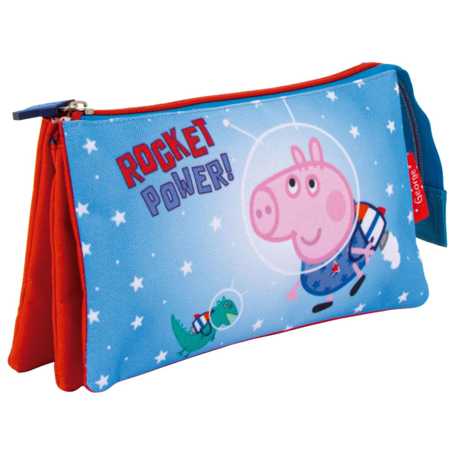 Peppa Pig Rocket 3přihrádkový penál 21 cm fotografii produktu