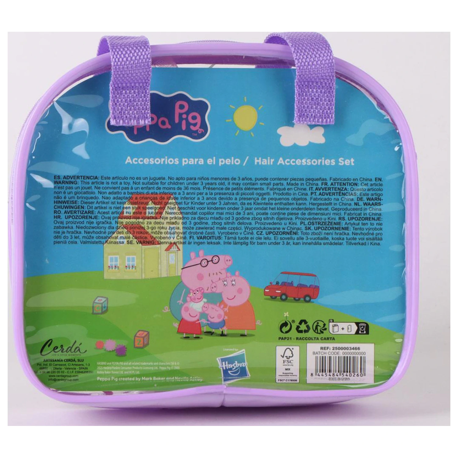 Peppa Pig Sisters sada vlasových doplňků fotografii produktu
