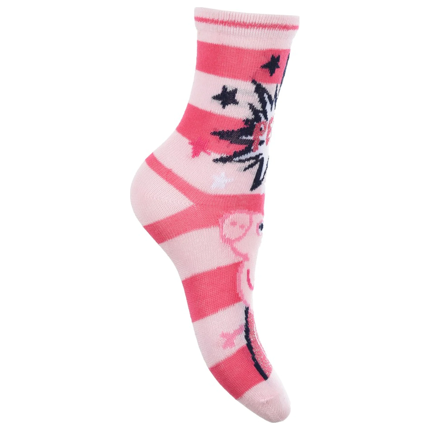 Peppa Pig Sparkle Steps Grey dětské ponožky 27/30 fotografii produktu