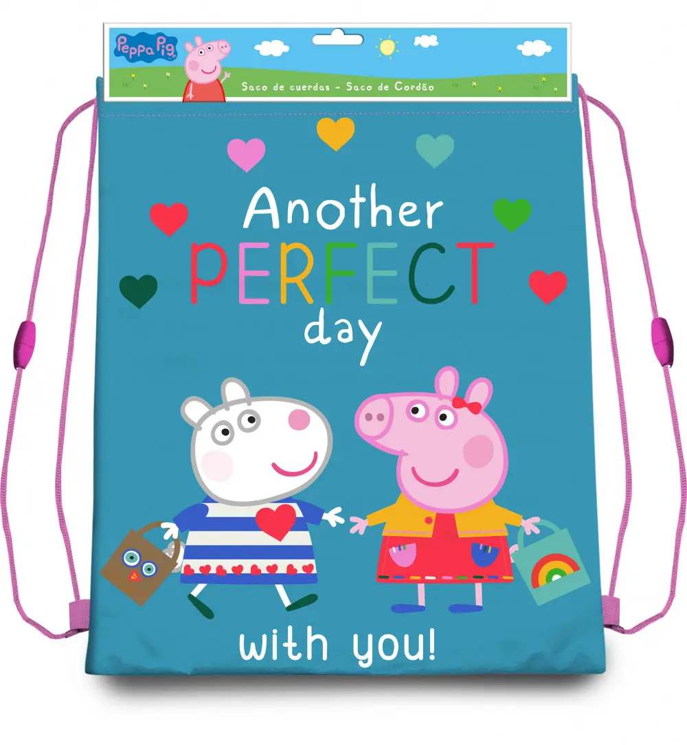 Peppa Pig Sports Bag Stahovací vak 40 cm fotografii produktu