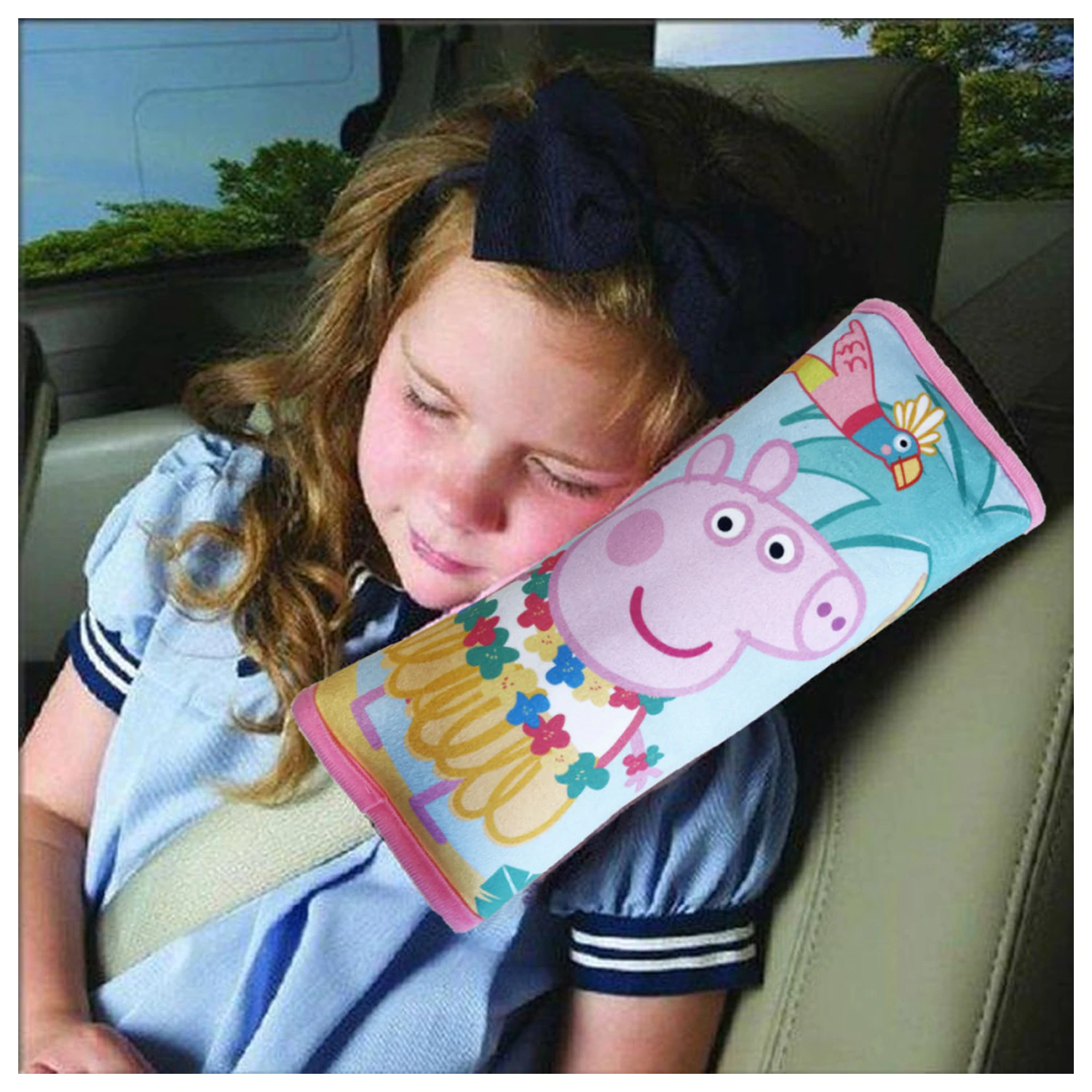 Peppa Pig letní chránič bezpečnostního pásu polštář fotografii produktu