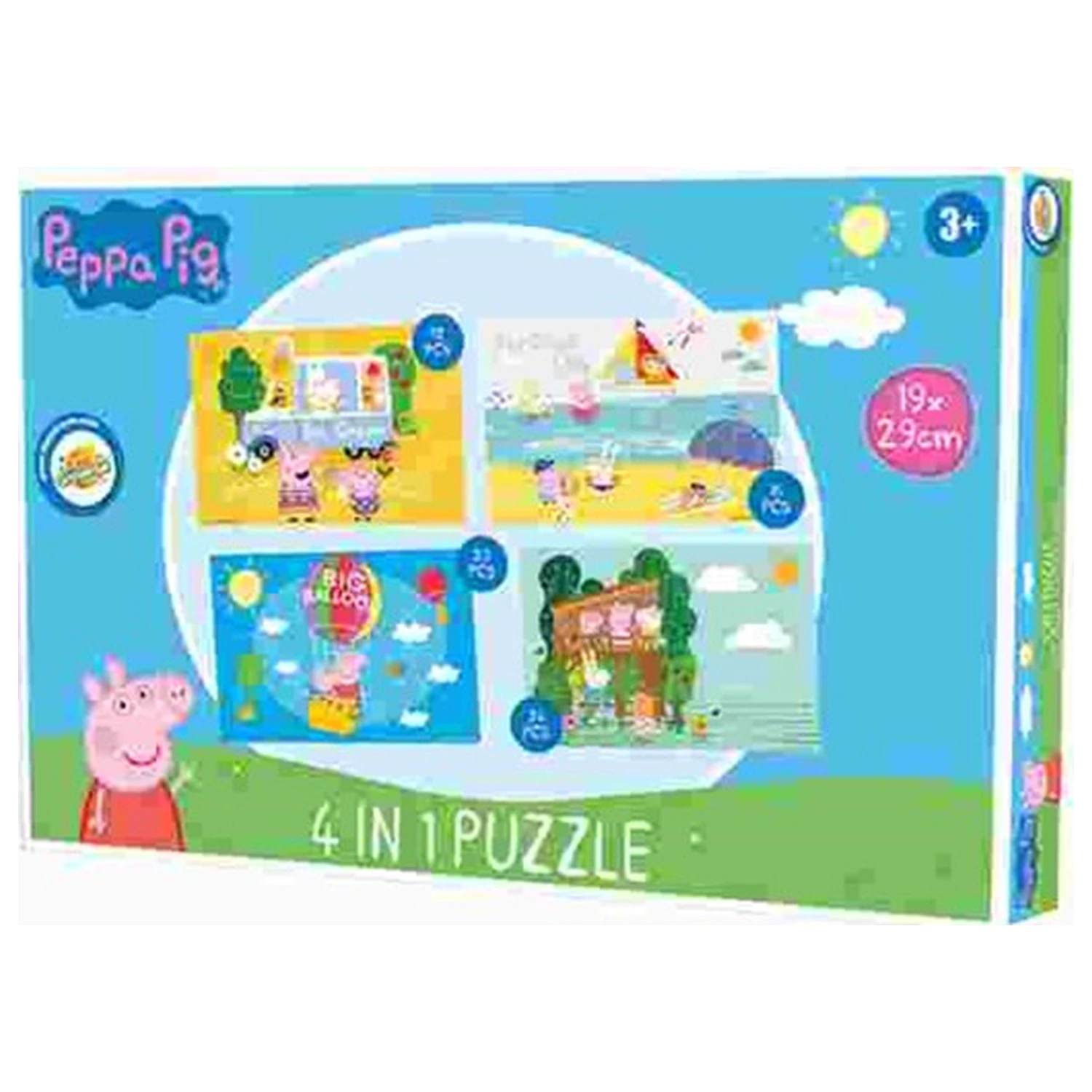 Peppa Pig Letní skládačka 4 v 1 fotografii produktu