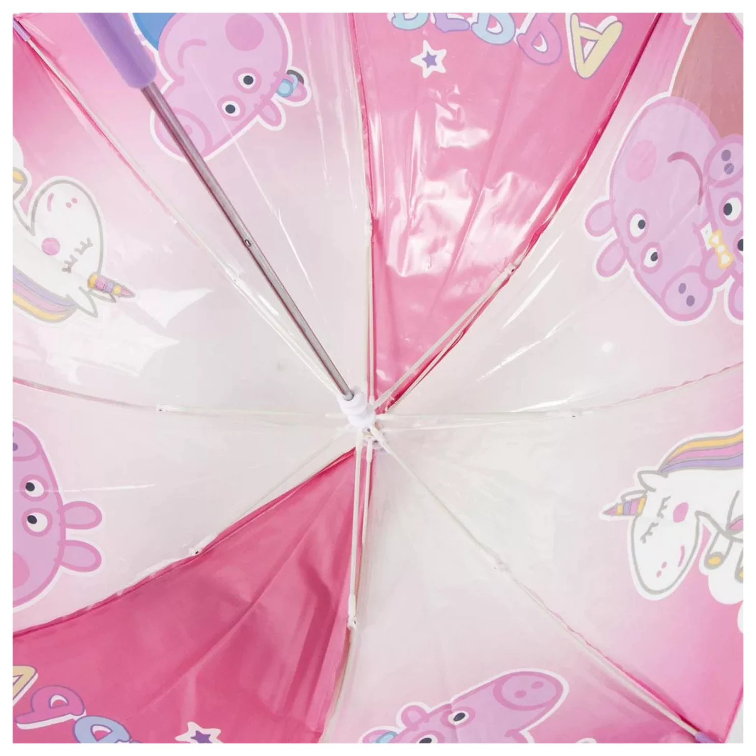 Peppa Pig Unicorn Dětský Průhledný Deštník Ø71 cm fotografii produktu