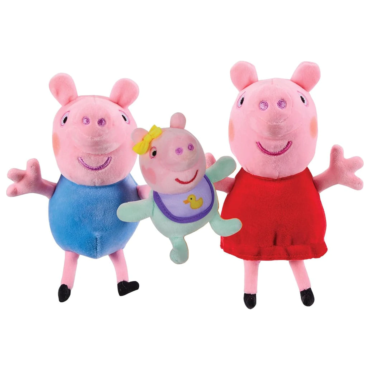 Peppa Pig plyšové figurky 3 balení fotografii produktu
