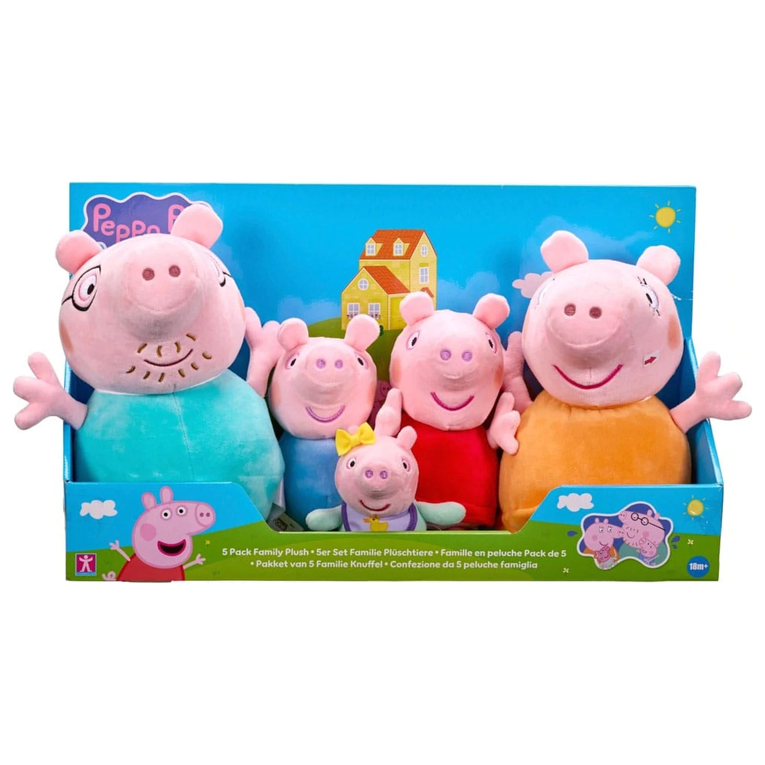 Peppa Pig plyšové figurky 5ks balení fotografii produktu