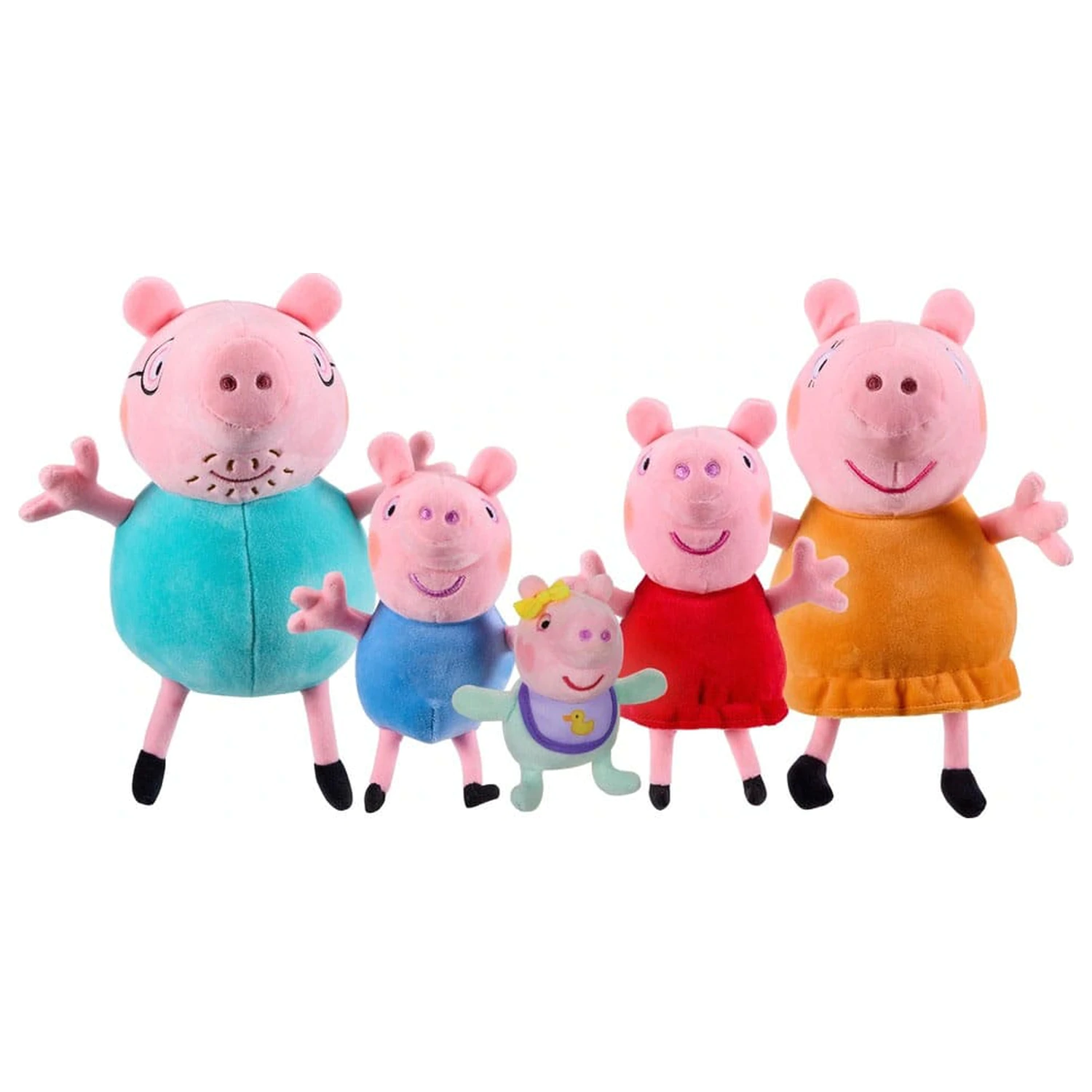 Peppa Pig plyšové figurky 5ks balení fotografii produktu