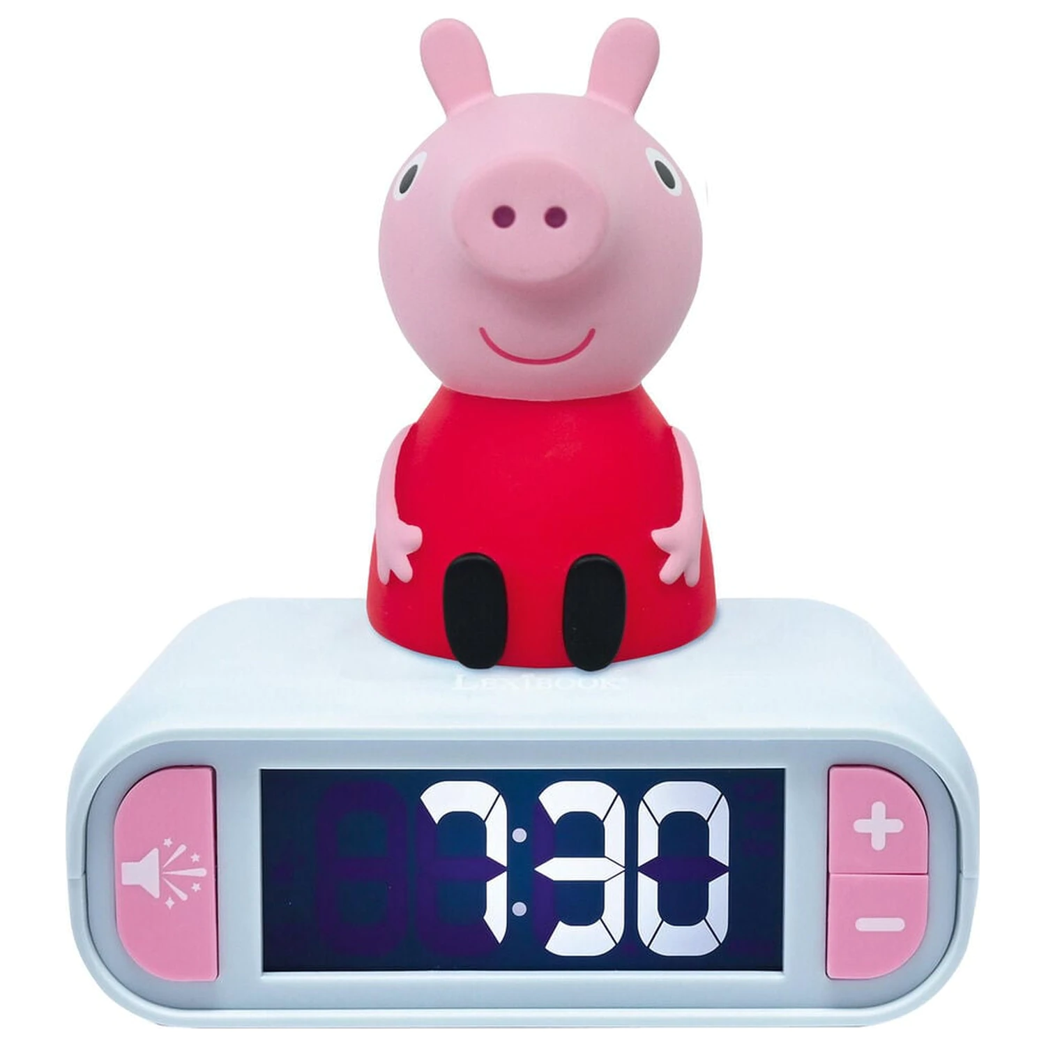 Peppa Pig digitální budík s 3D nočním světlem fotografii produktu