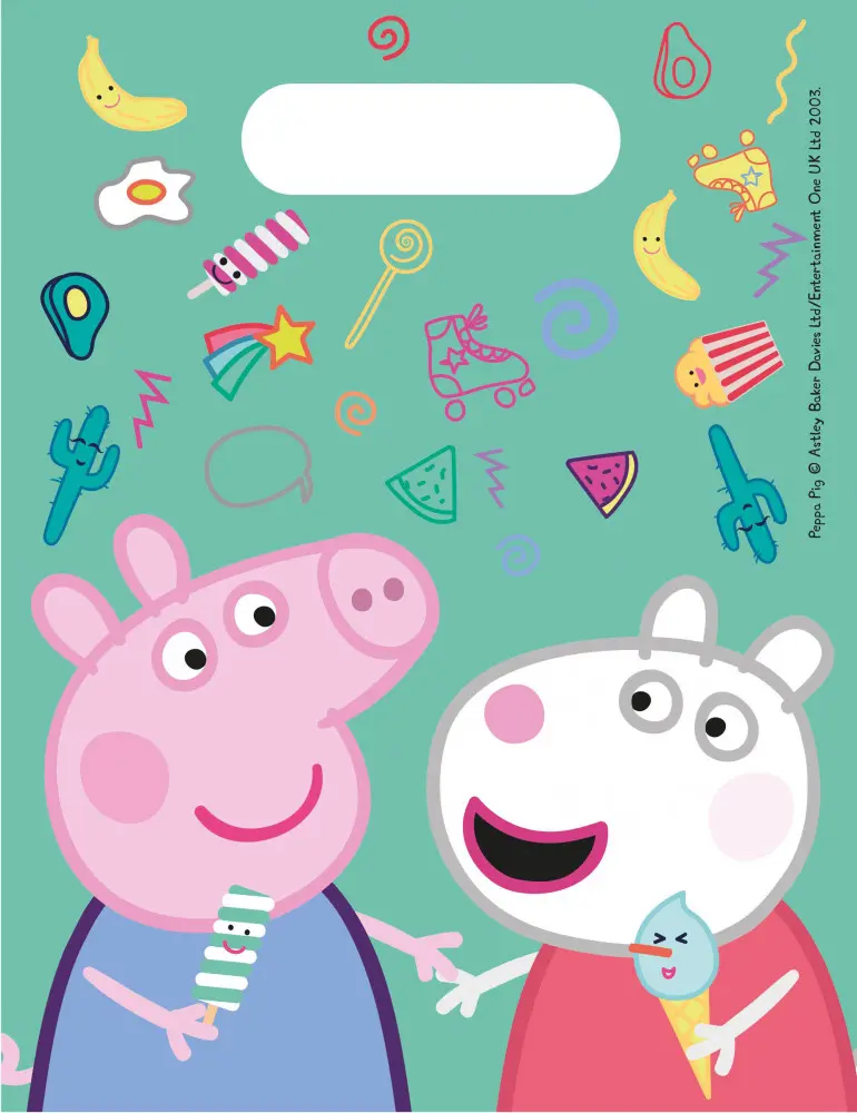 Peppa Pig Messy Play, Dárková taška Peppa Pig, 6 kusů fotografii produktu