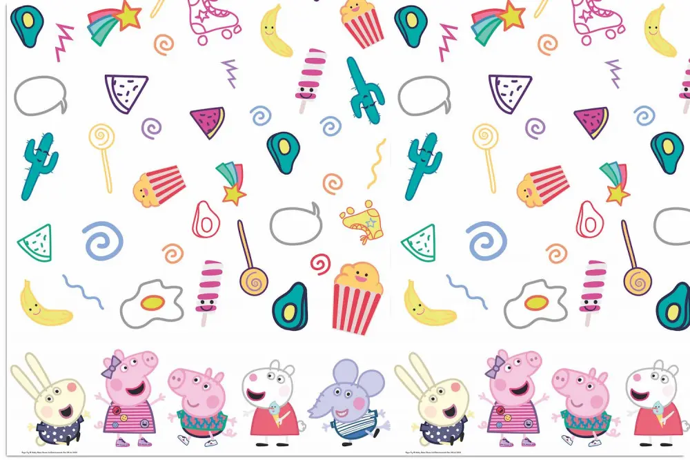 Peppa Pig Prostírání na stůl pro špinavou hru 120*180 cm fotografii produktu