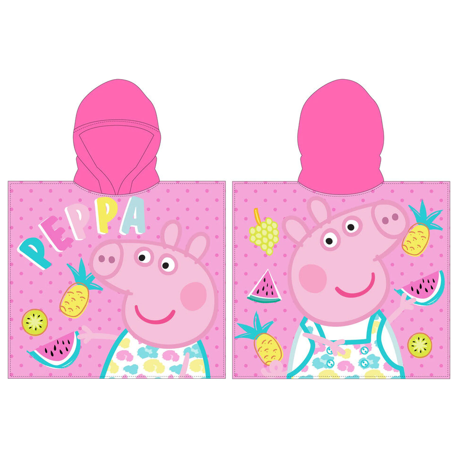 Peppa Pig mikrovláknová pončo osuška fotografii produktu