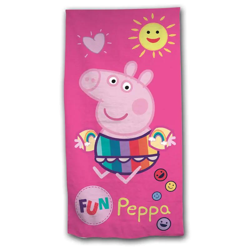 Peppa Pig mikrovláknová plážová osuška fotografii produktu