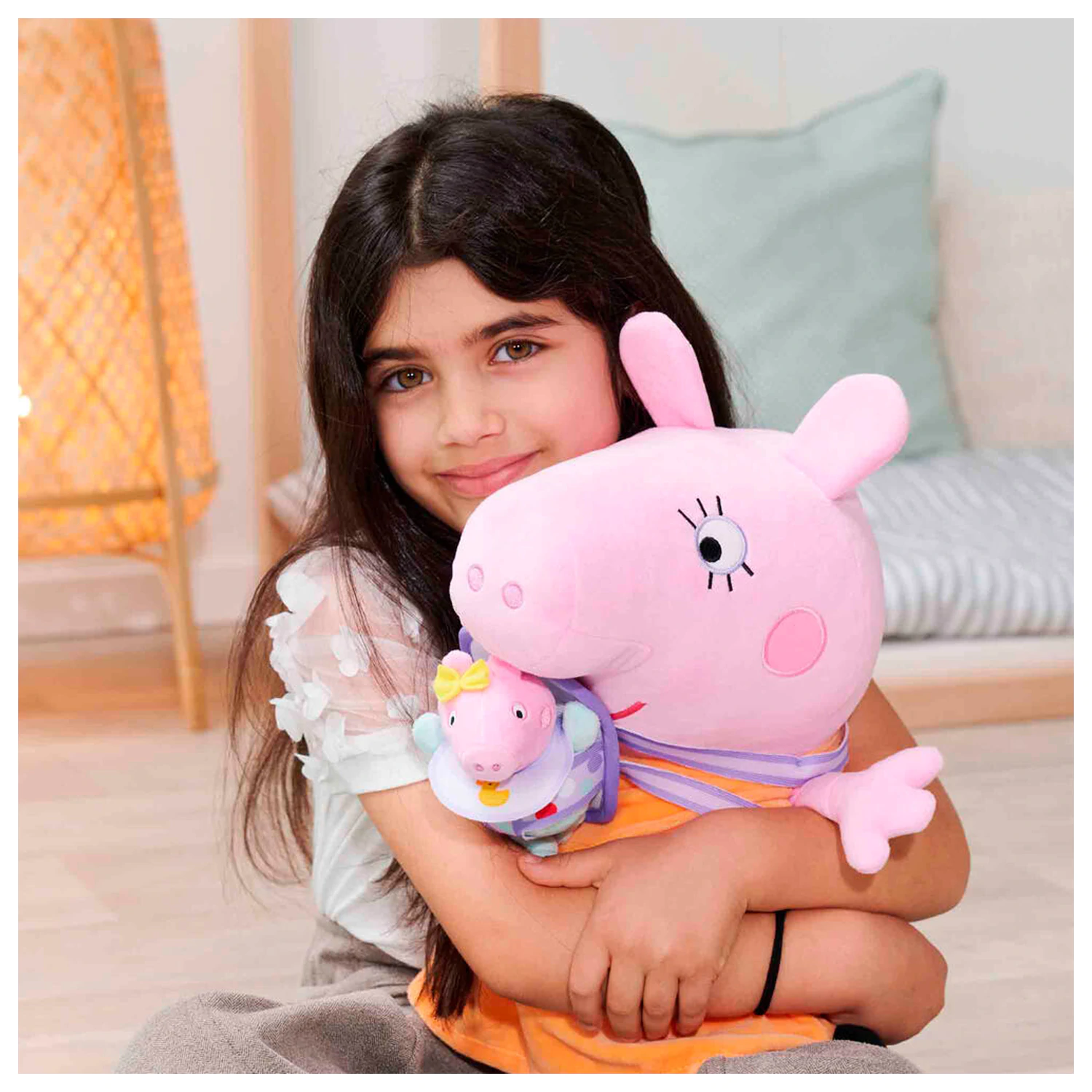 Peppa Pig Mummy Pig s plyšovou hračkou Evie 33cm fotografii produktu