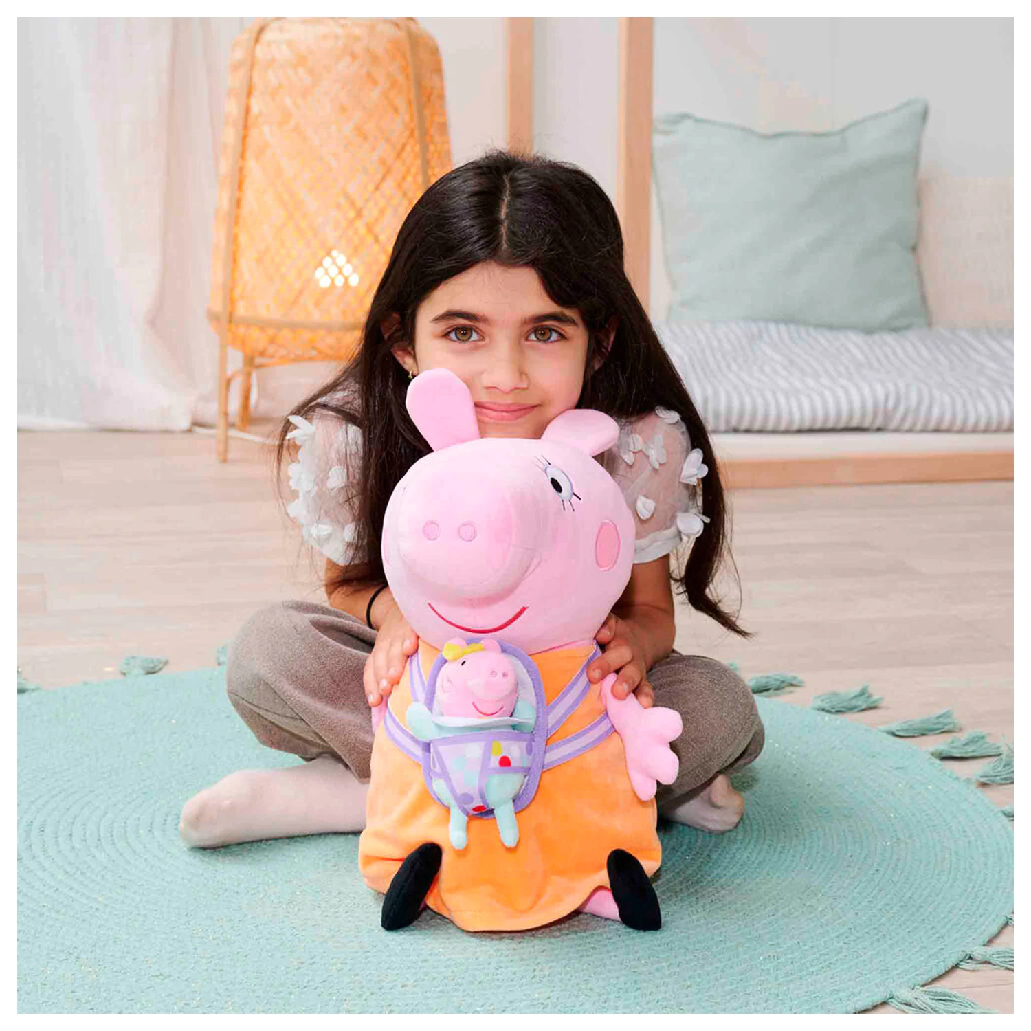 Peppa Pig Mummy Pig s plyšovou hračkou Evie 33cm fotografii produktu