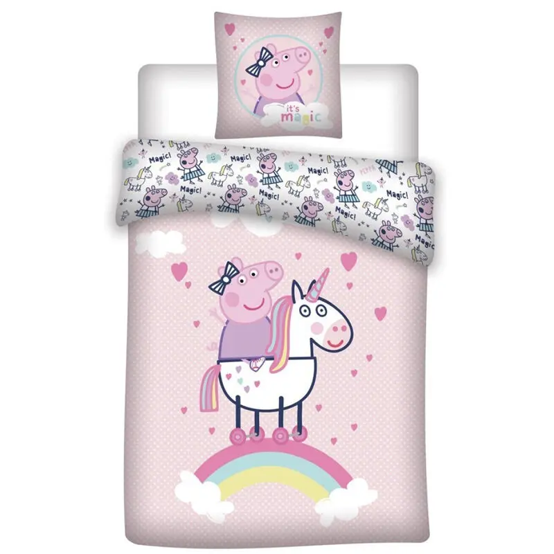 Peppa Pig bavlněný povlak na peřinu do postele 90cm fotografii produktu