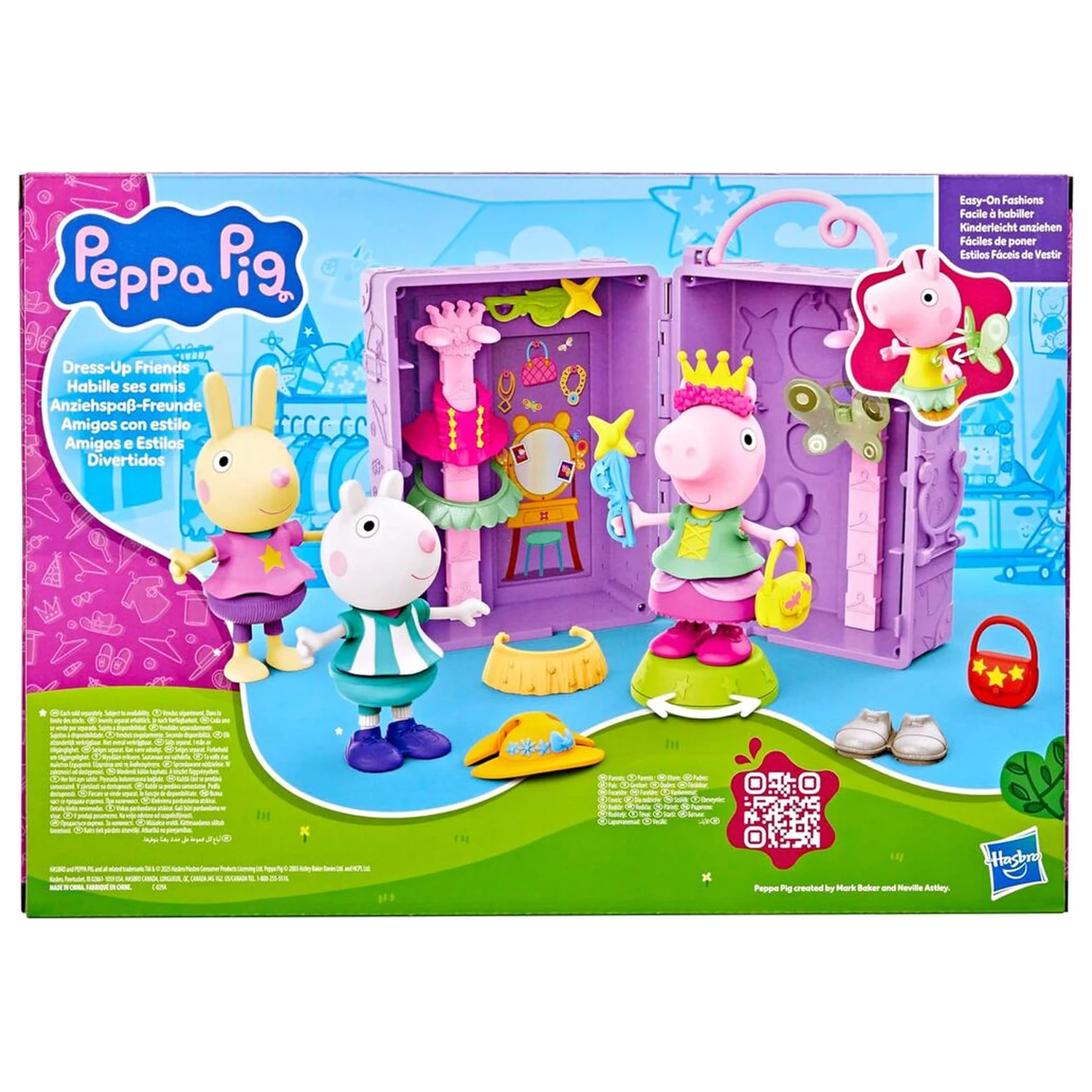 Peppa Pig Peppa's Dress-Up šatní skříň + figurka 15cm fotografii produktu