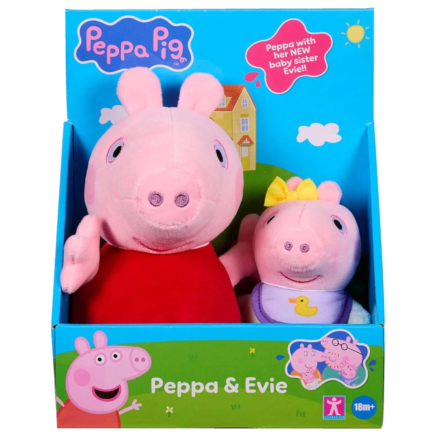 Peppa Pig Plyšové figurky 2 balení fotografii produktu