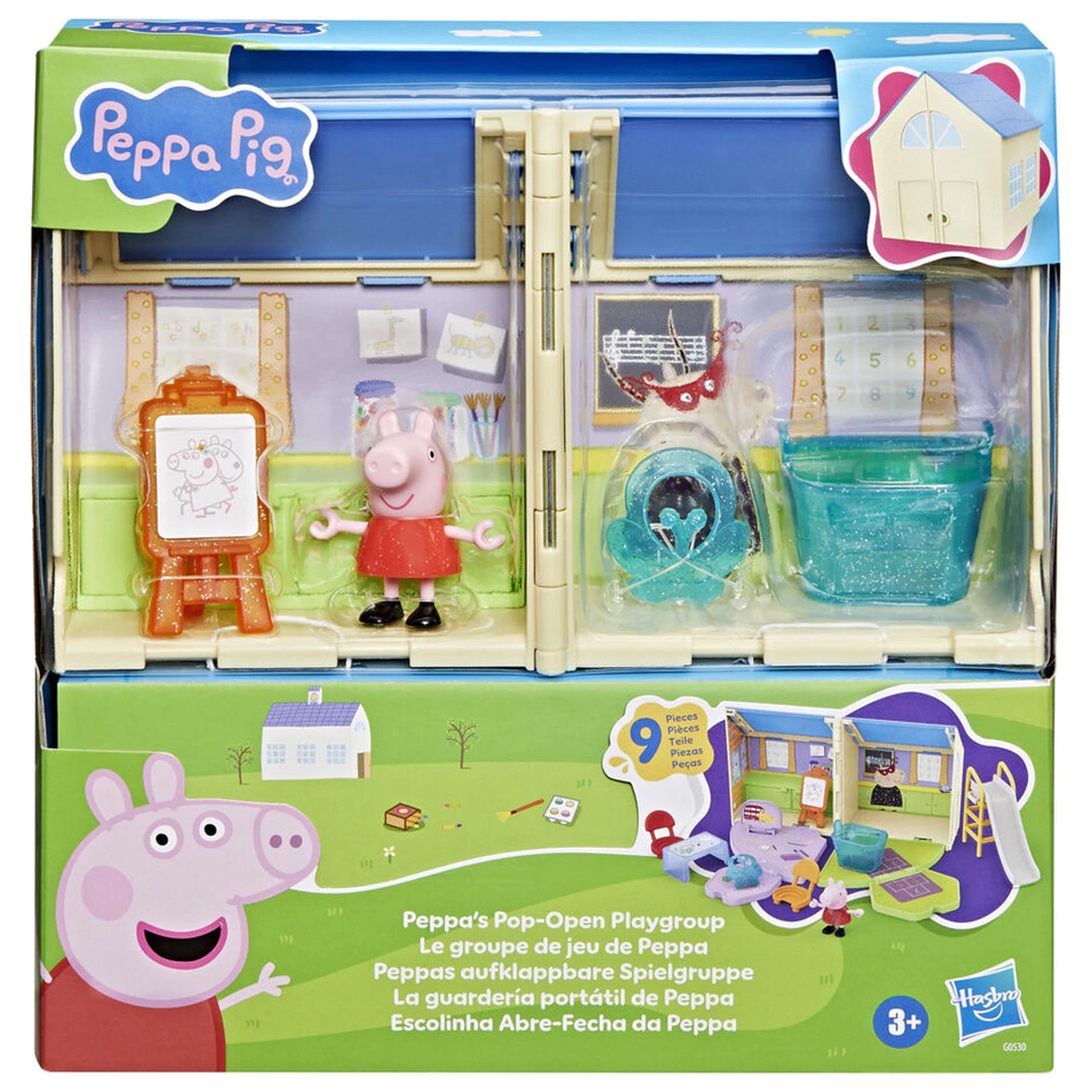Peppa Pig Přenosná sada na hraní školky fotografii produktu