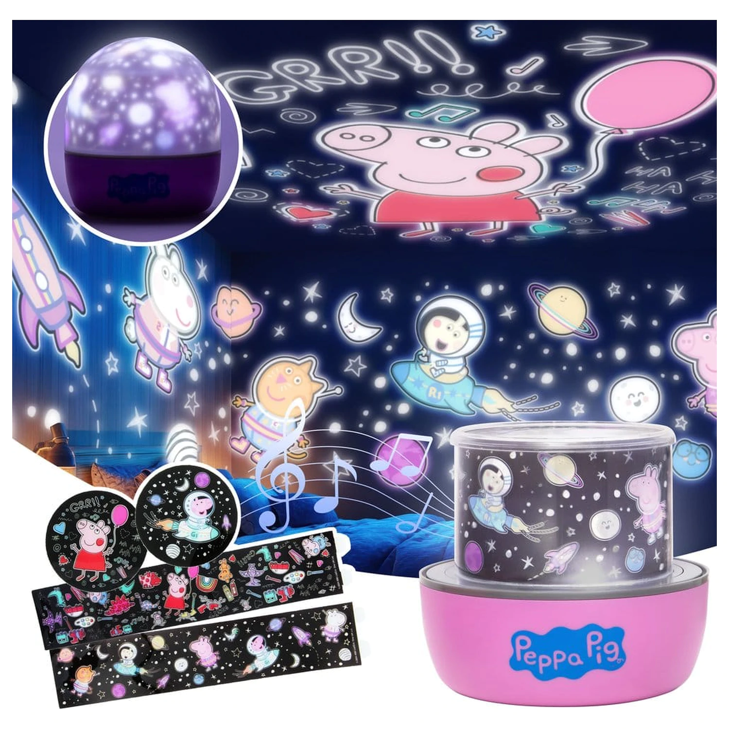 Peppa Pig světelná projekce fotografii produktu