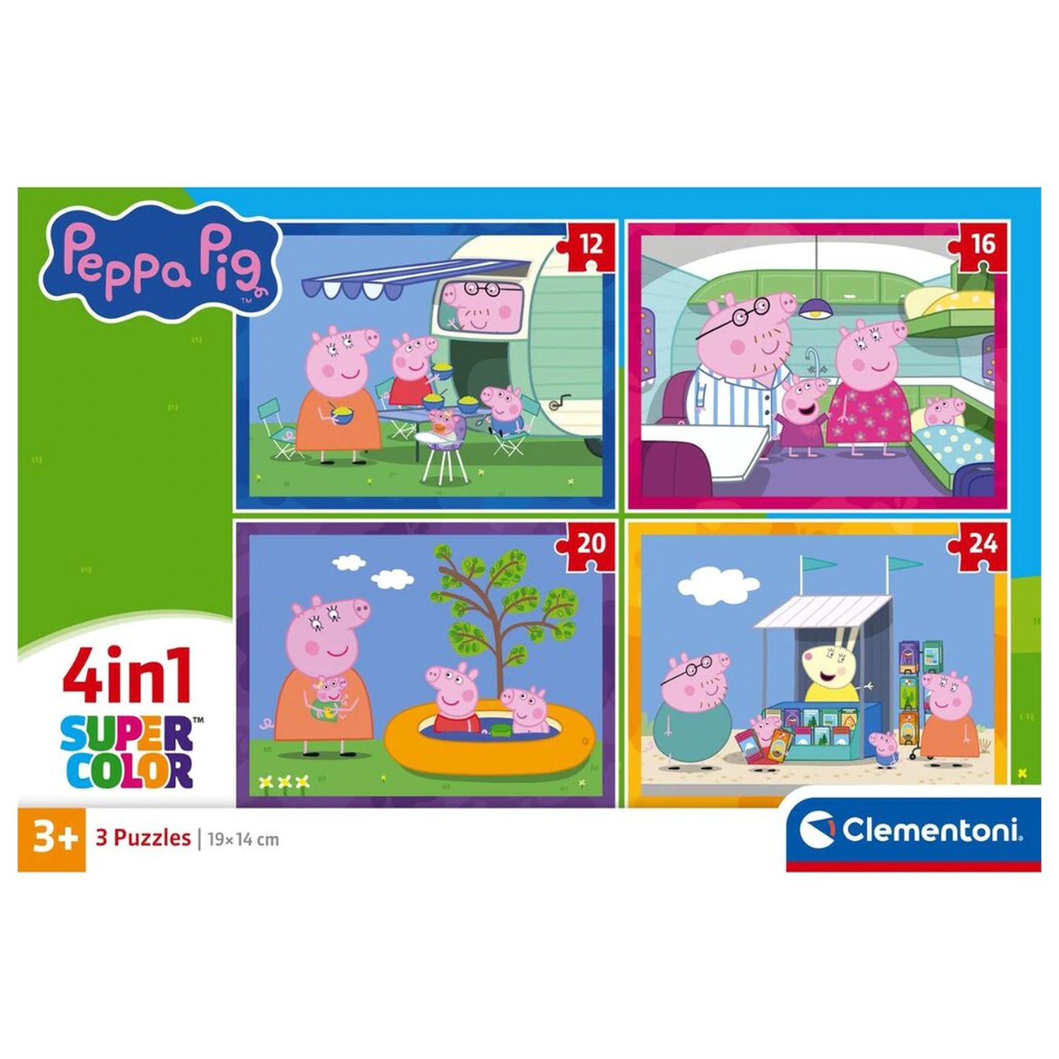 Peppa Pig puzzle 12-16-20-24 ks fotografii produktu