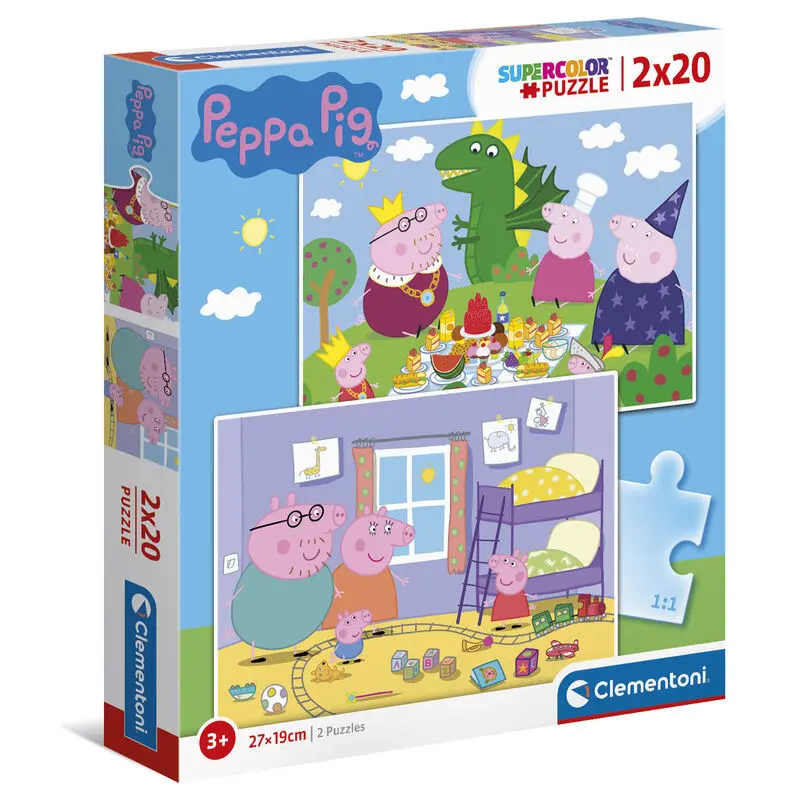 Peppa Pig puzzle 2x20 dílků fotografii produktu